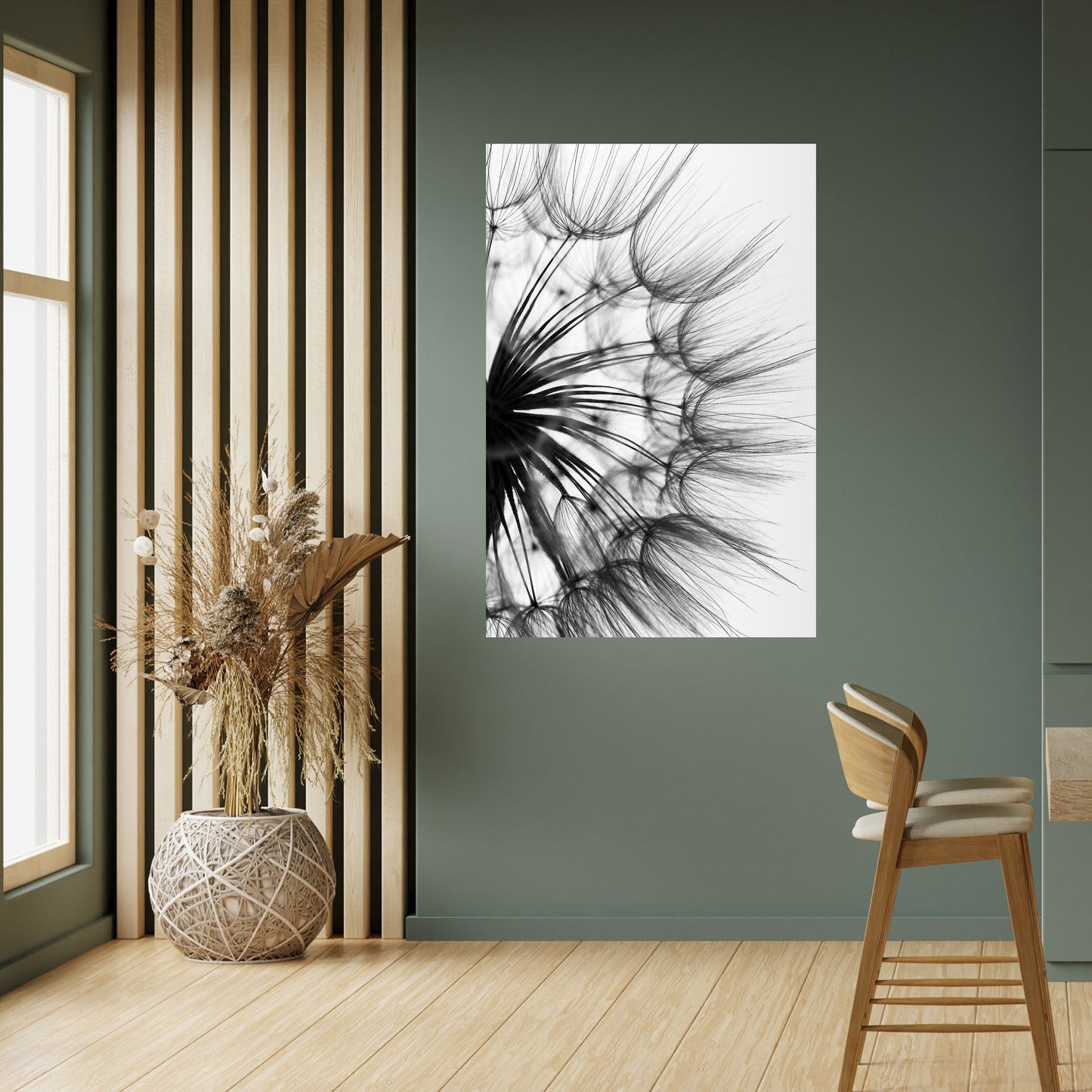 Poster verticale staccabile e attaccabile "Whispering Wildflower"