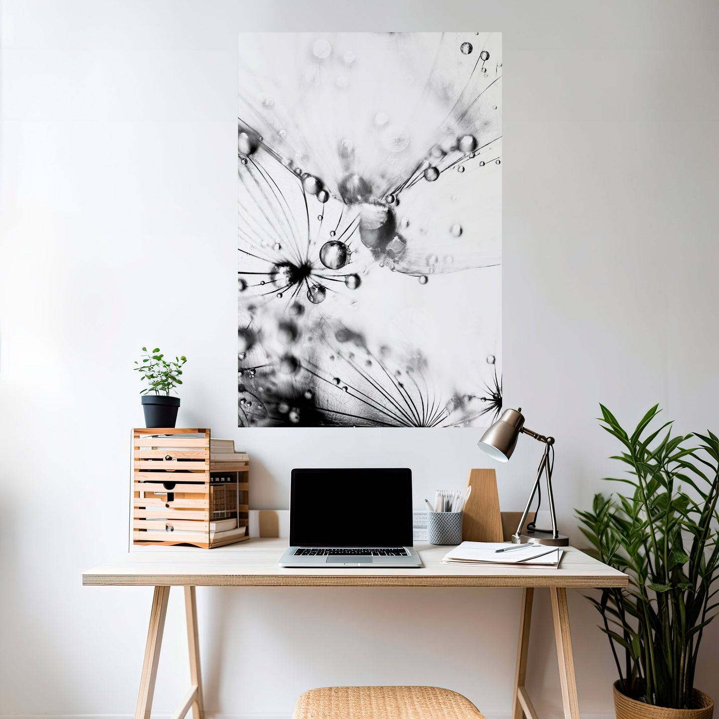 ELEGANTI GOCCE Poster verticale staccabile e attaccabile