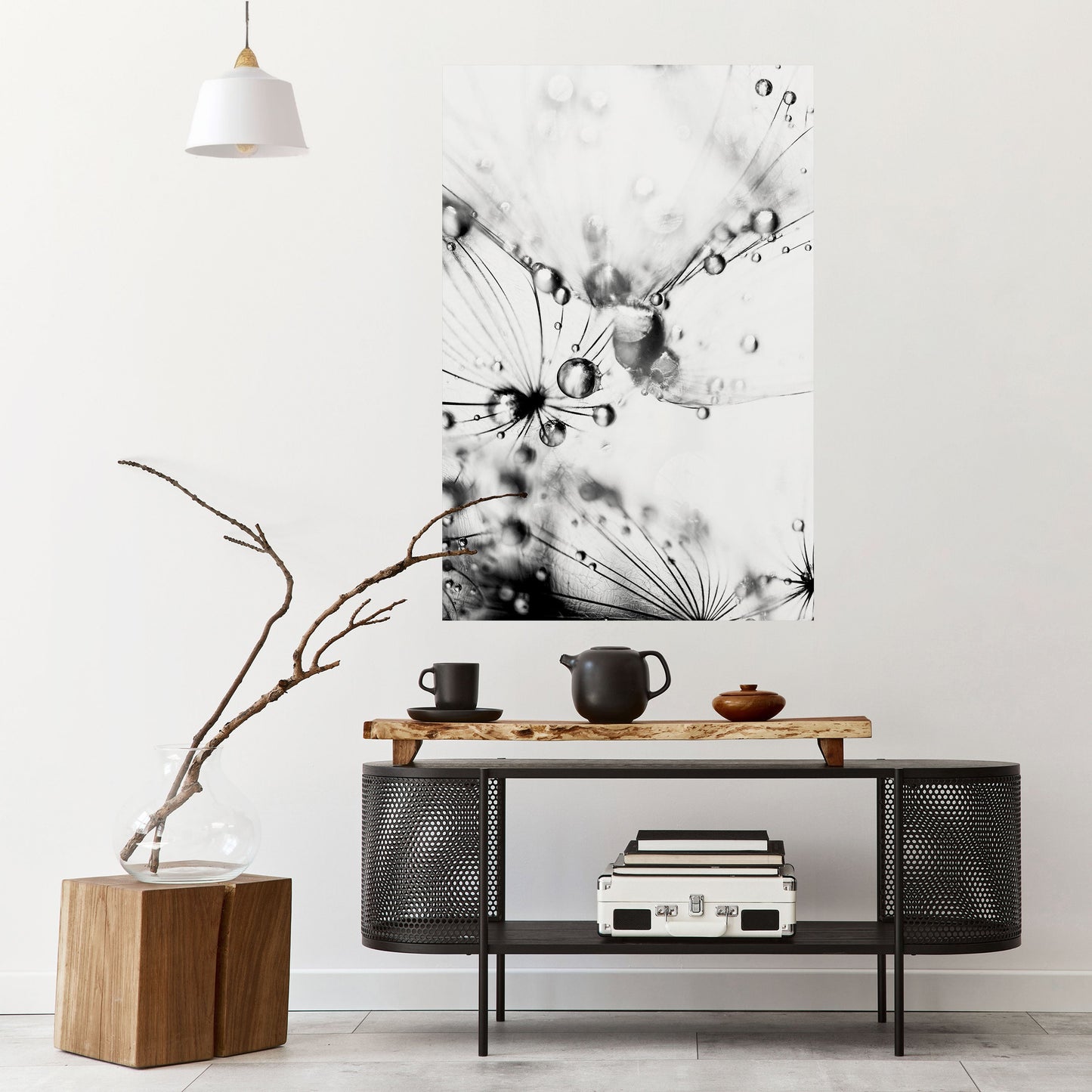 ELEGANTI GOCCE Poster verticale staccabile e attaccabile