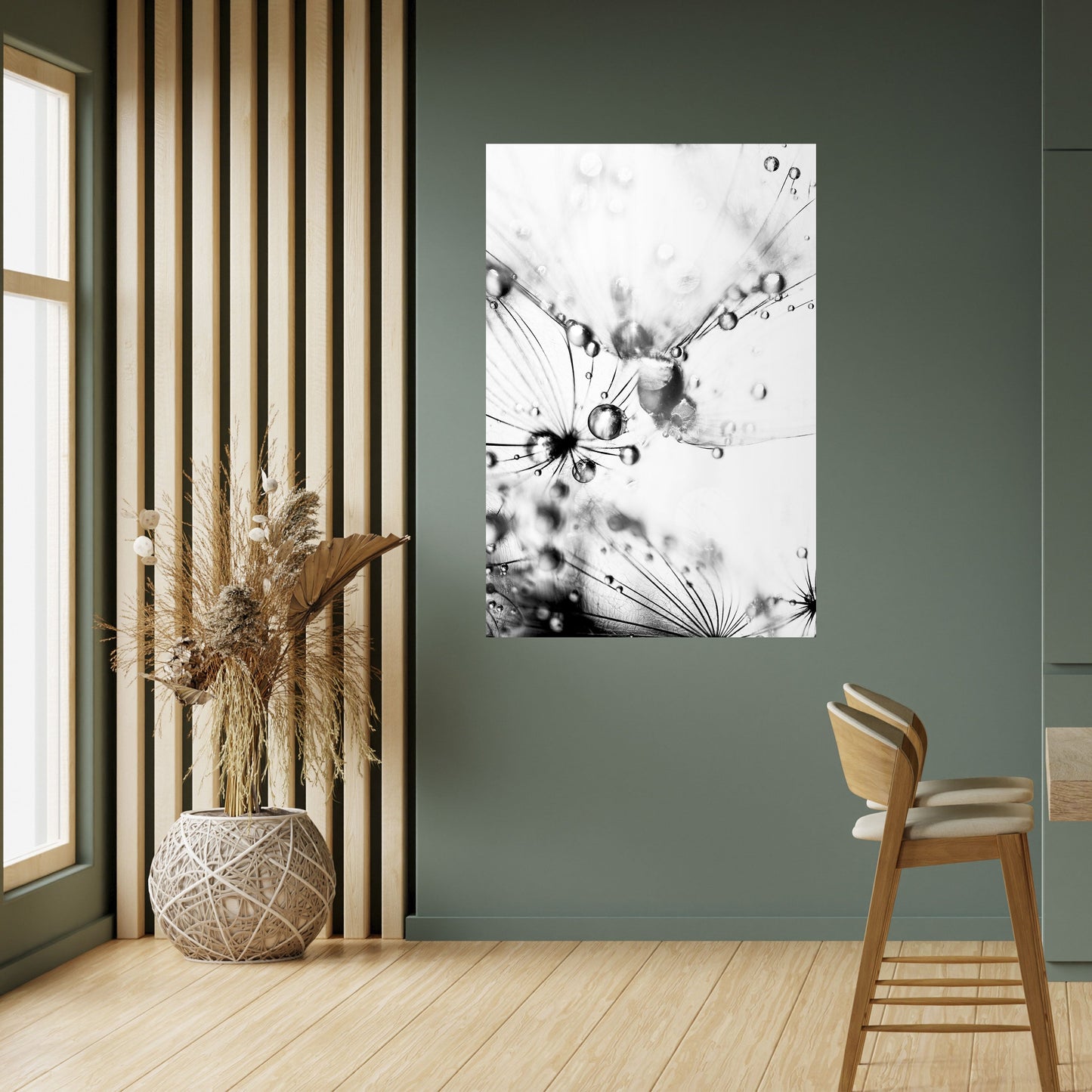 ELEGANTI GOCCE Poster verticale staccabile e attaccabile
