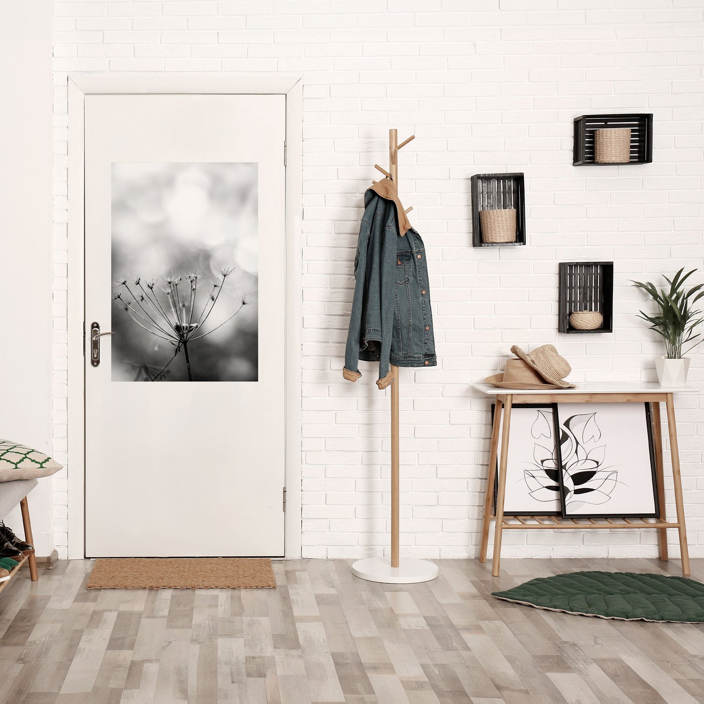 Poster verticale staccabile e attaccabile MINIMALIST BLOOM