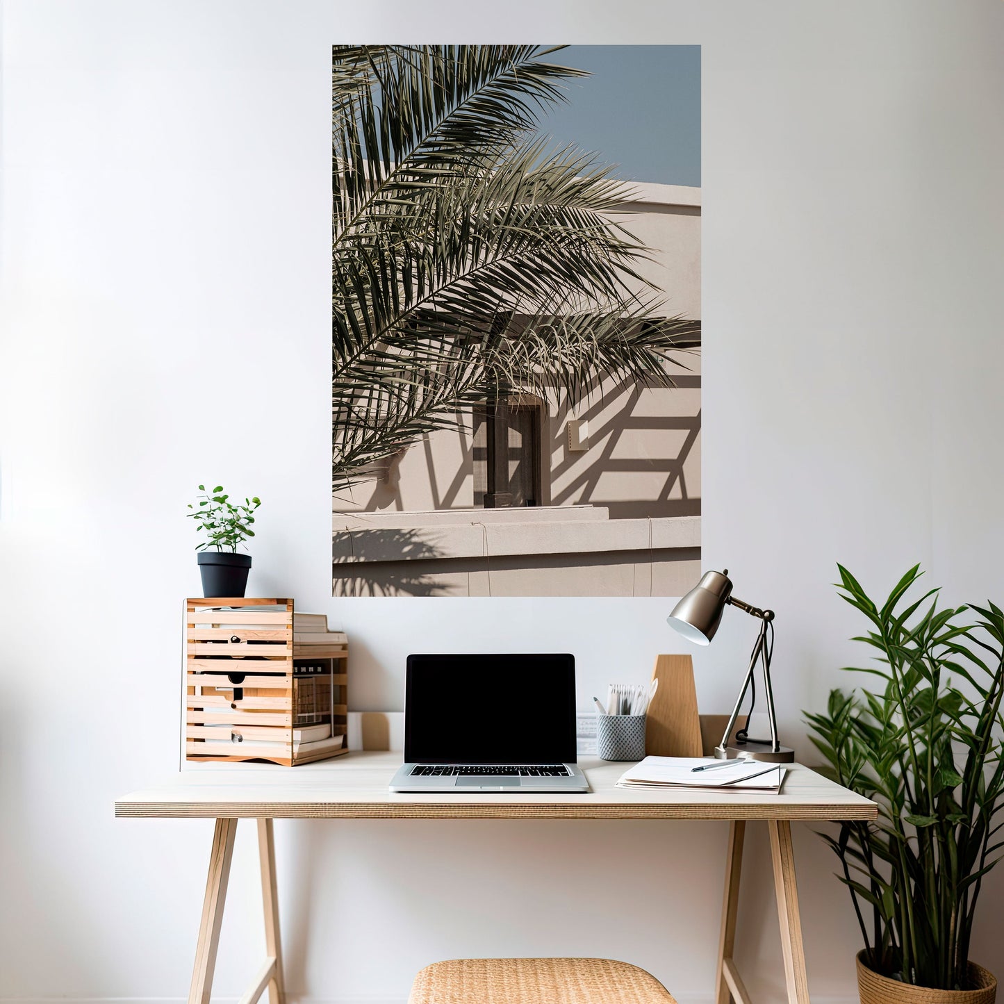 Poster verticale staccabile e attaccabile PALM SHADOW DANCE