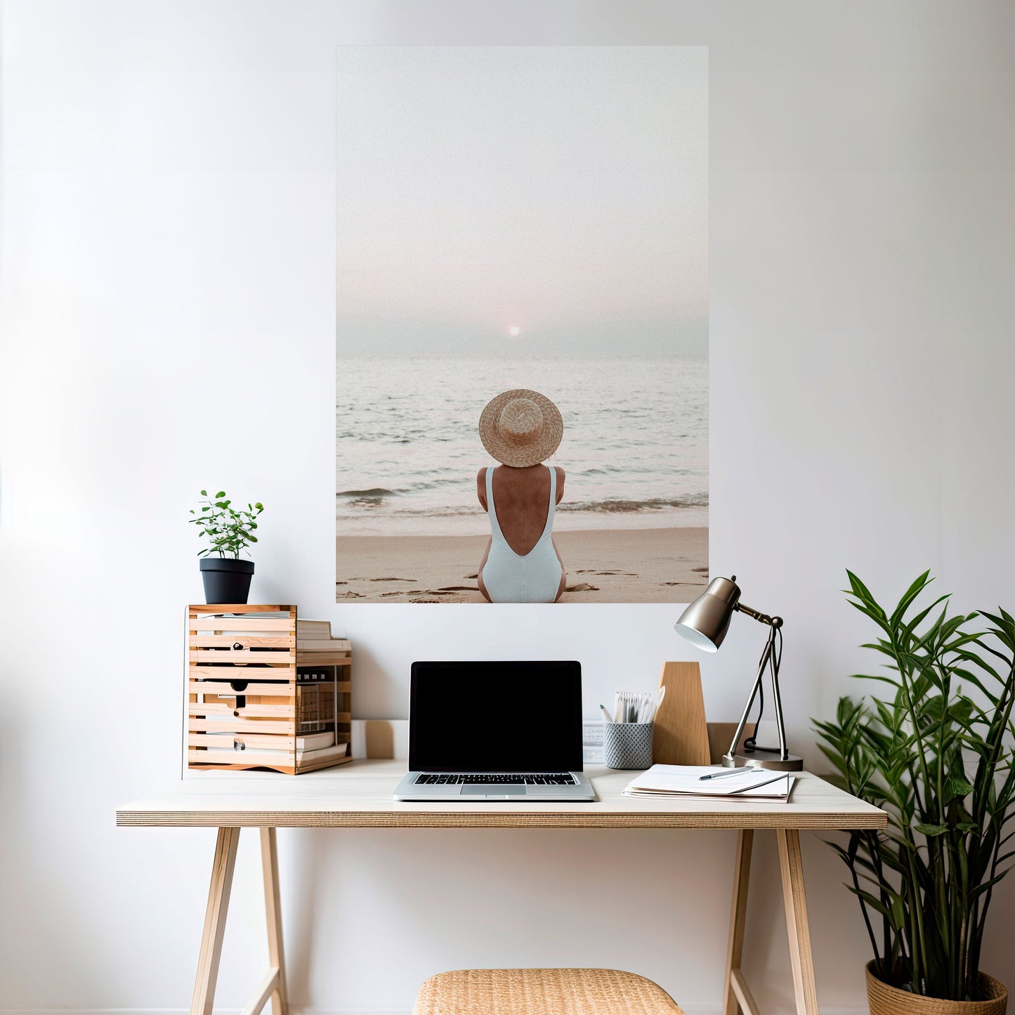 Poster verticale SAND AND SOLITUDE stacca e attacca