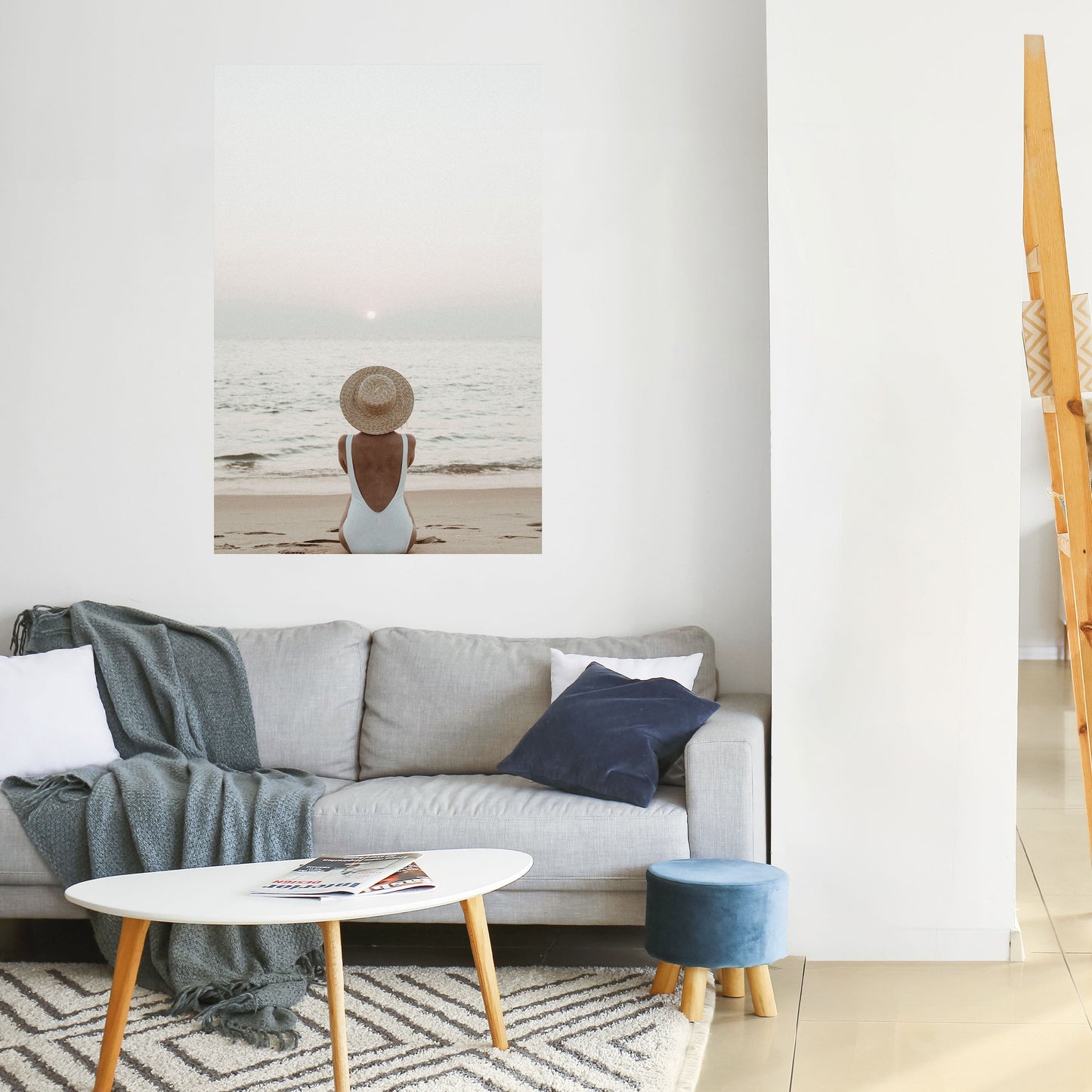 Poster verticale SAND AND SOLITUDE stacca e attacca