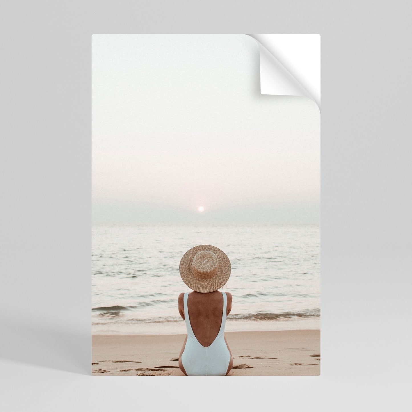 Poster verticale SAND AND SOLITUDE stacca e attacca