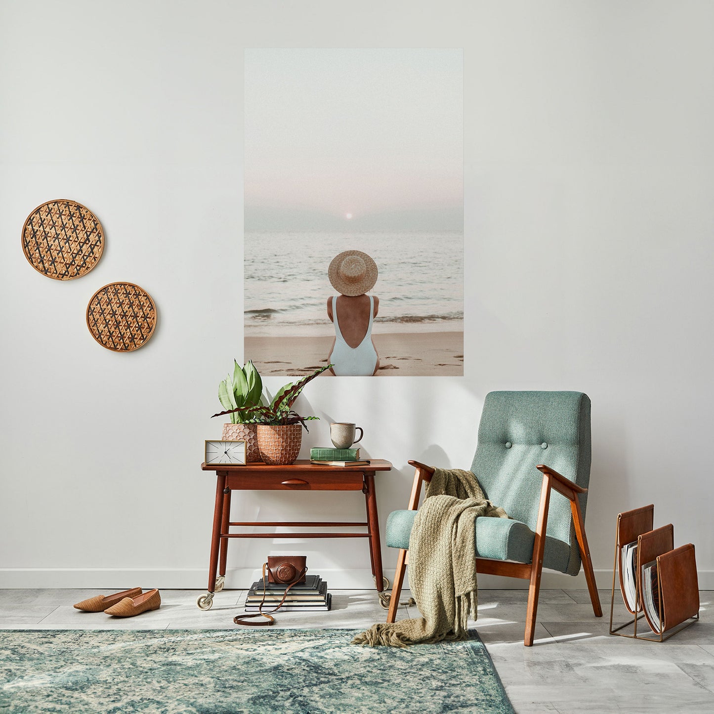 Poster verticale SAND AND SOLITUDE stacca e attacca