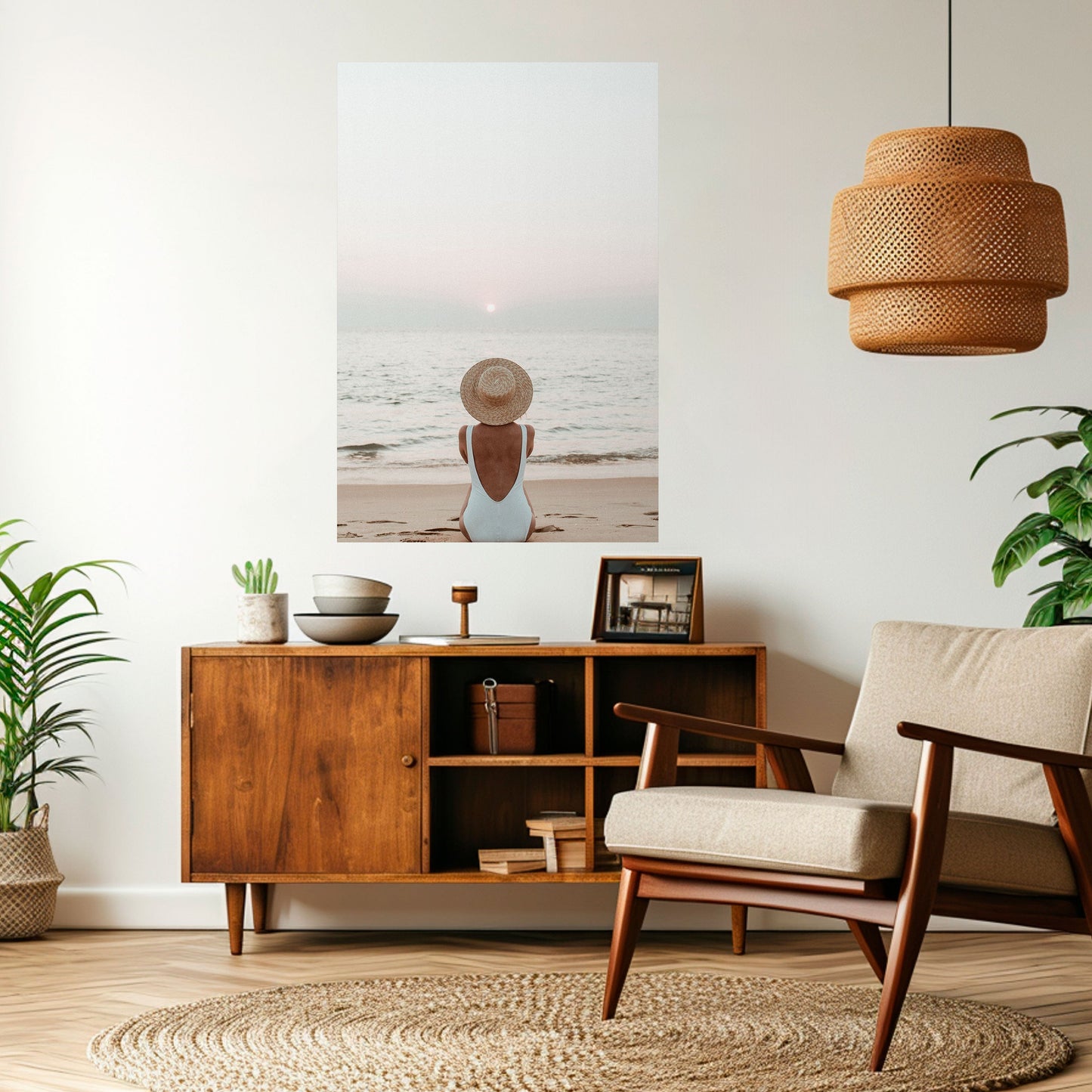 Poster verticale SAND AND SOLITUDE stacca e attacca