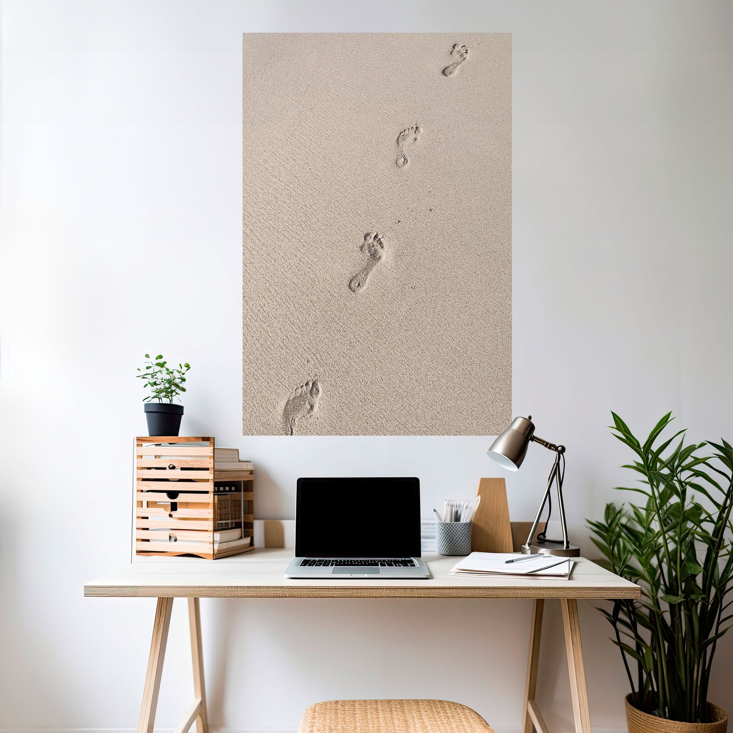Poster verticale staccabile e attaccabile PERCORSI DESTINATI ALLA SPIAGGIA