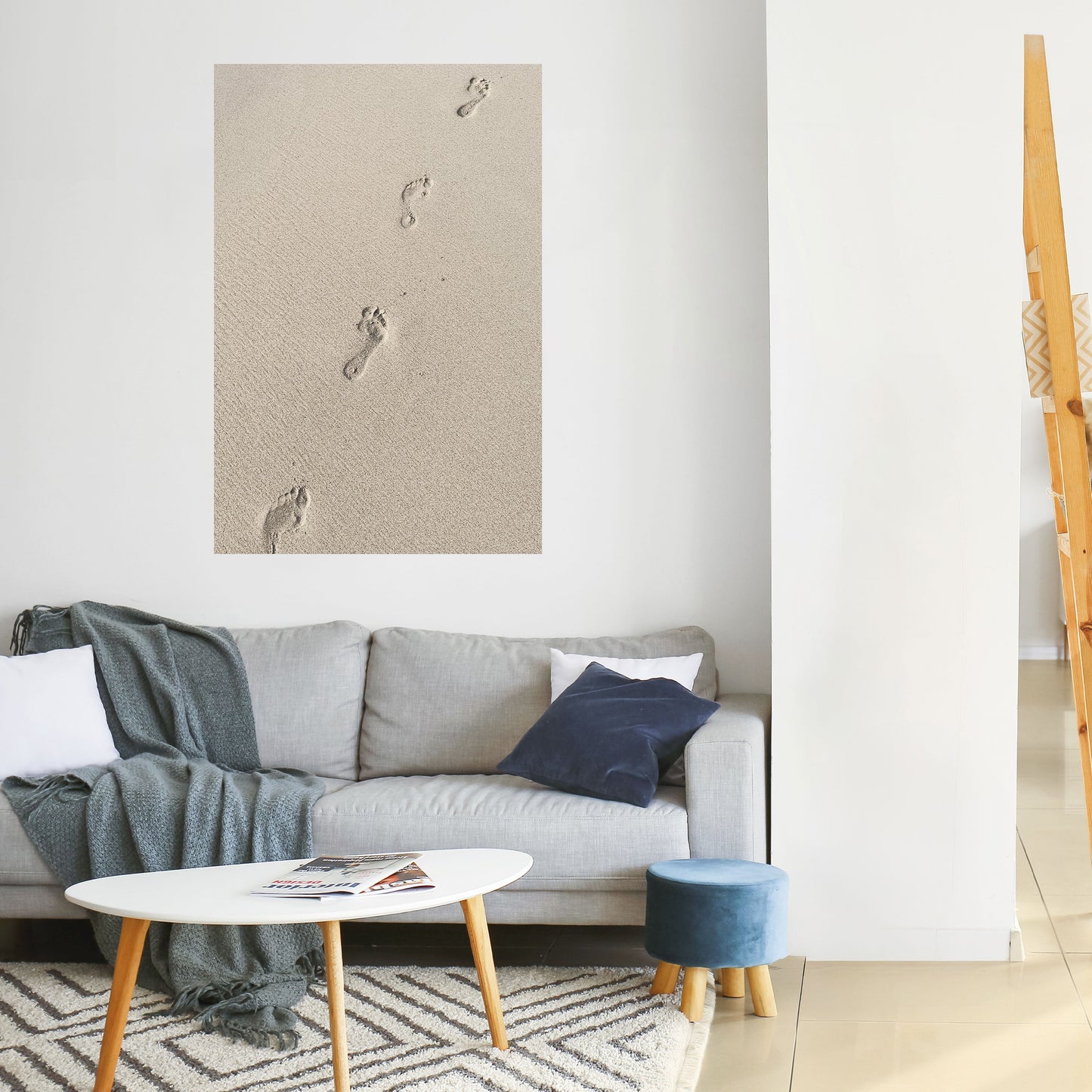 Poster verticale staccabile e attaccabile PERCORSI DESTINATI ALLA SPIAGGIA