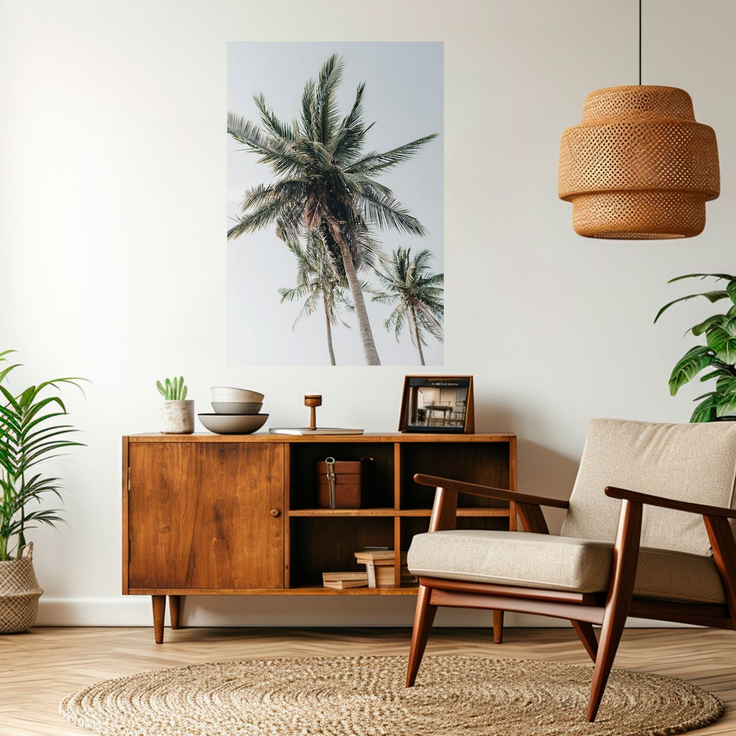 Poster verticale staccabile e attaccabile PALM PARADISE SIGHT