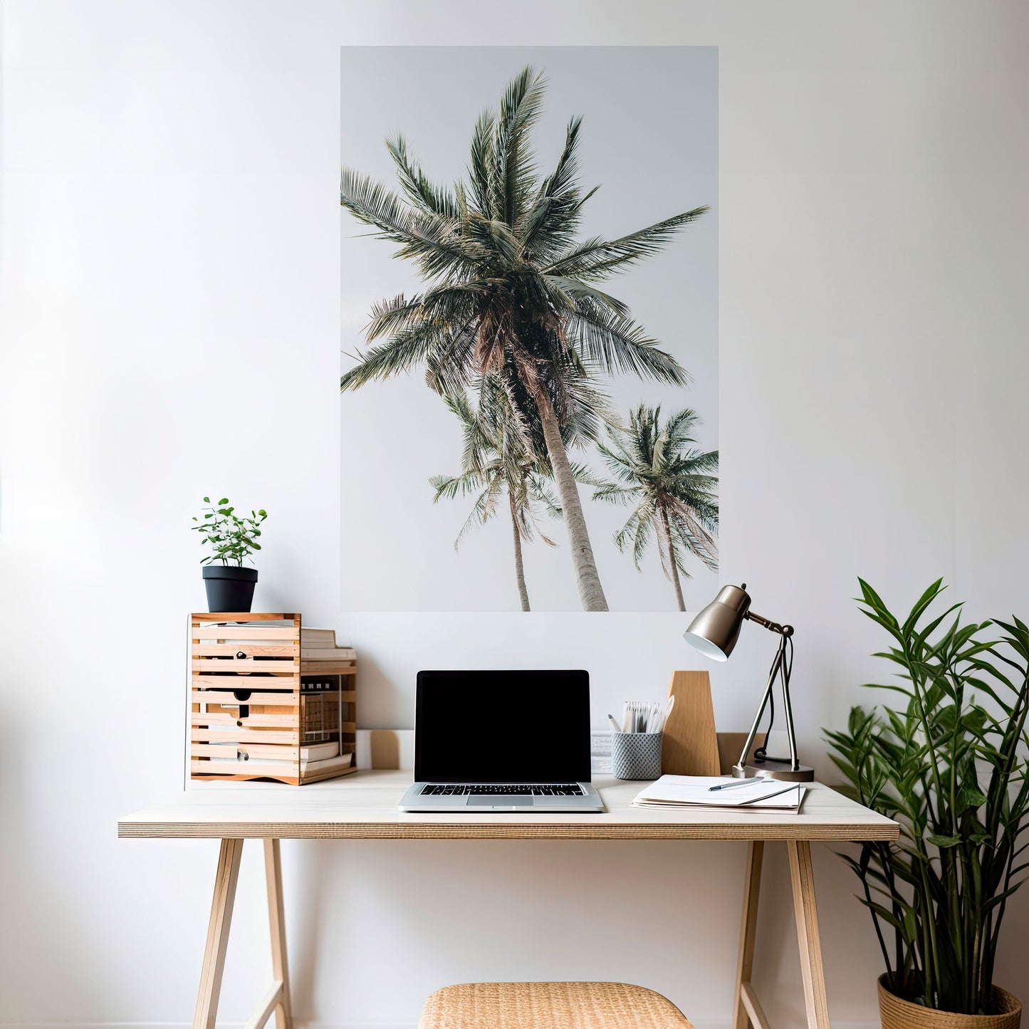 Poster verticale staccabile e attaccabile PALM PARADISE SIGHT