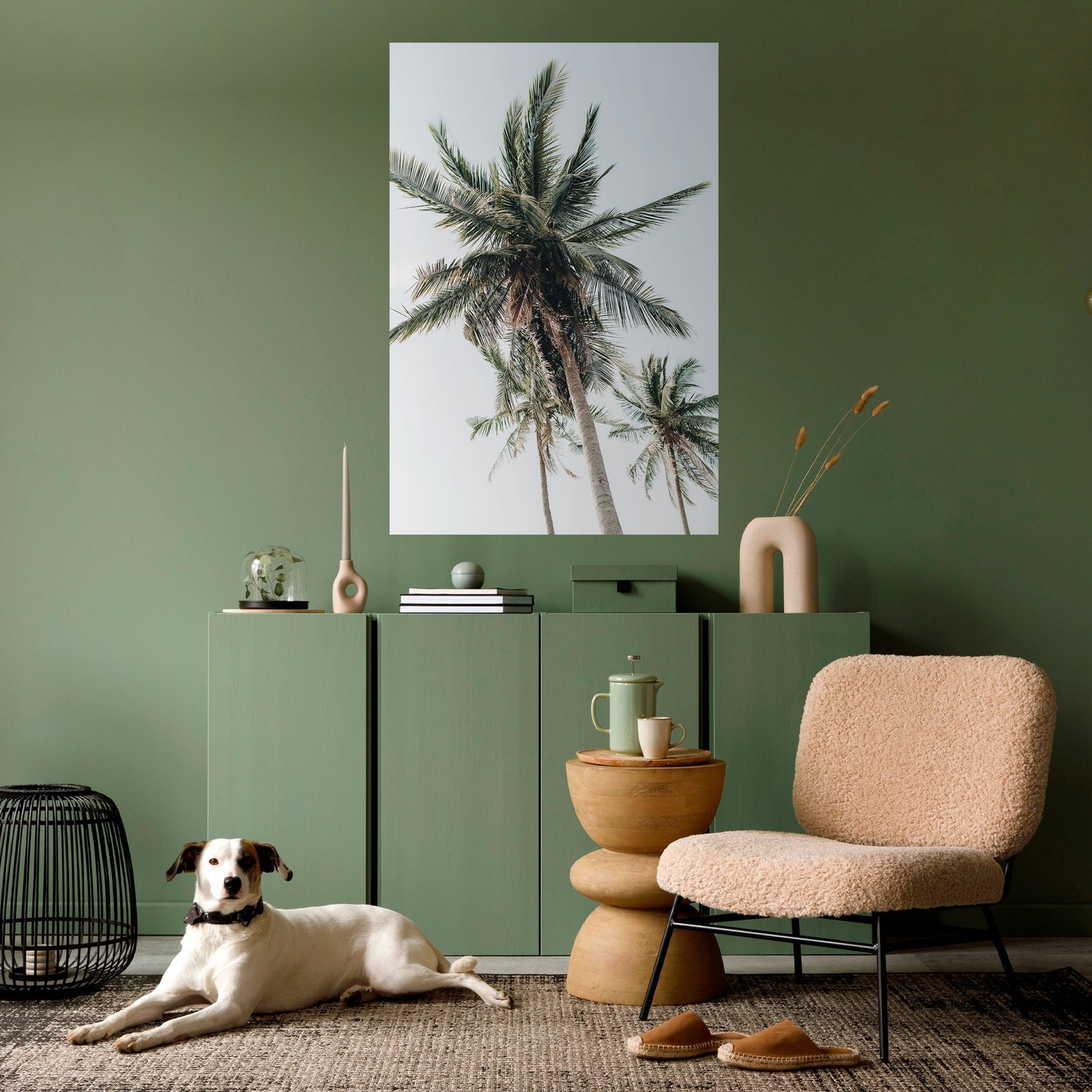 Poster verticale staccabile e attaccabile PALM PARADISE SIGHT