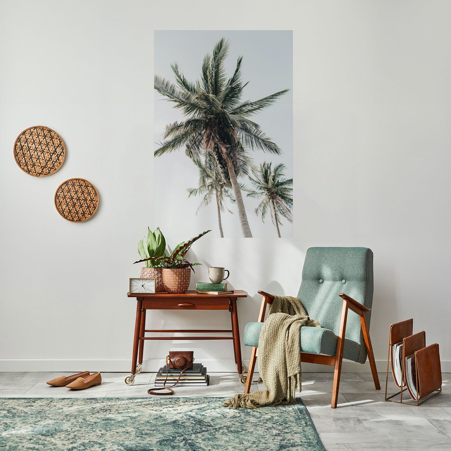 Poster verticale staccabile e attaccabile PALM PARADISE SIGHT