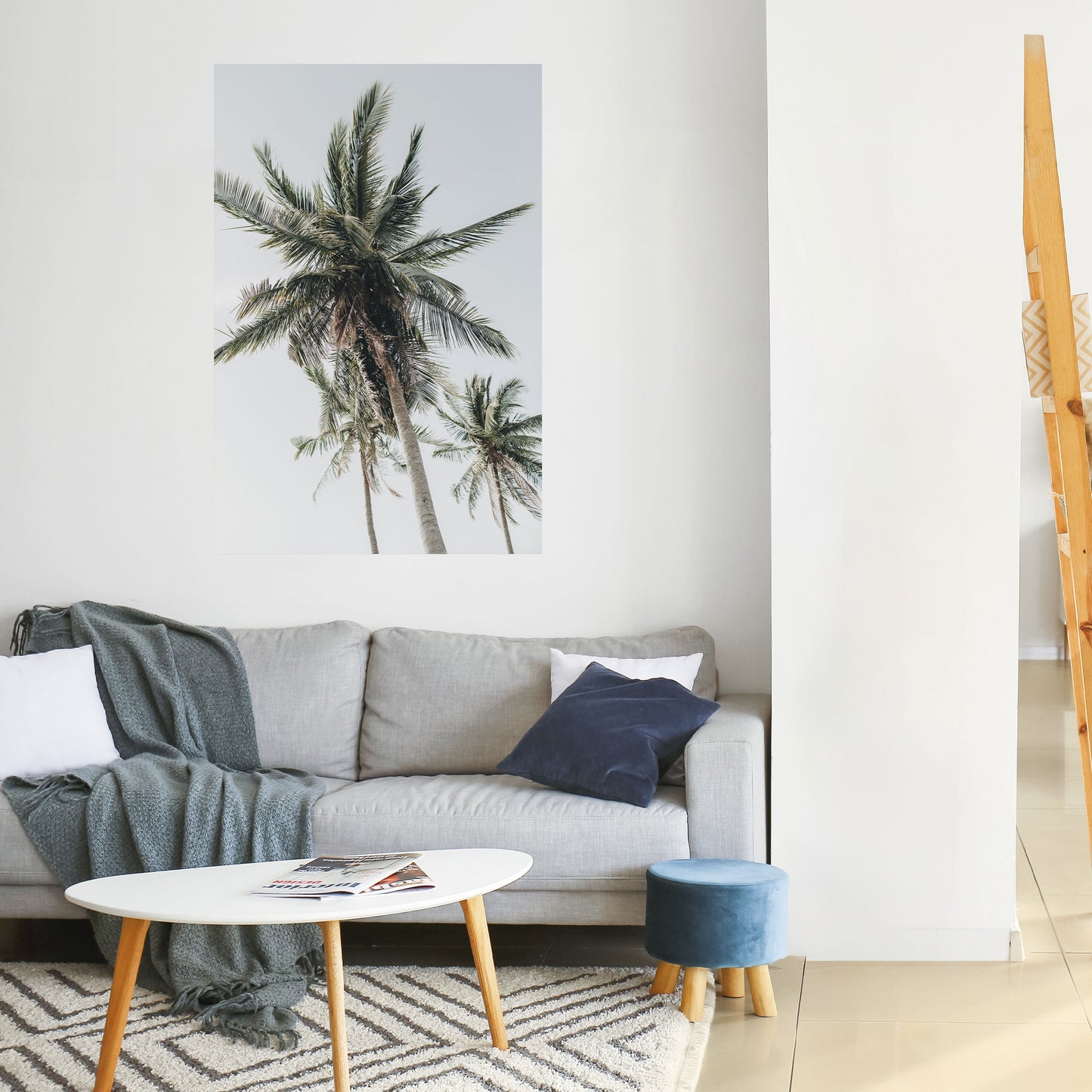 Poster verticale staccabile e attaccabile PALM PARADISE SIGHT