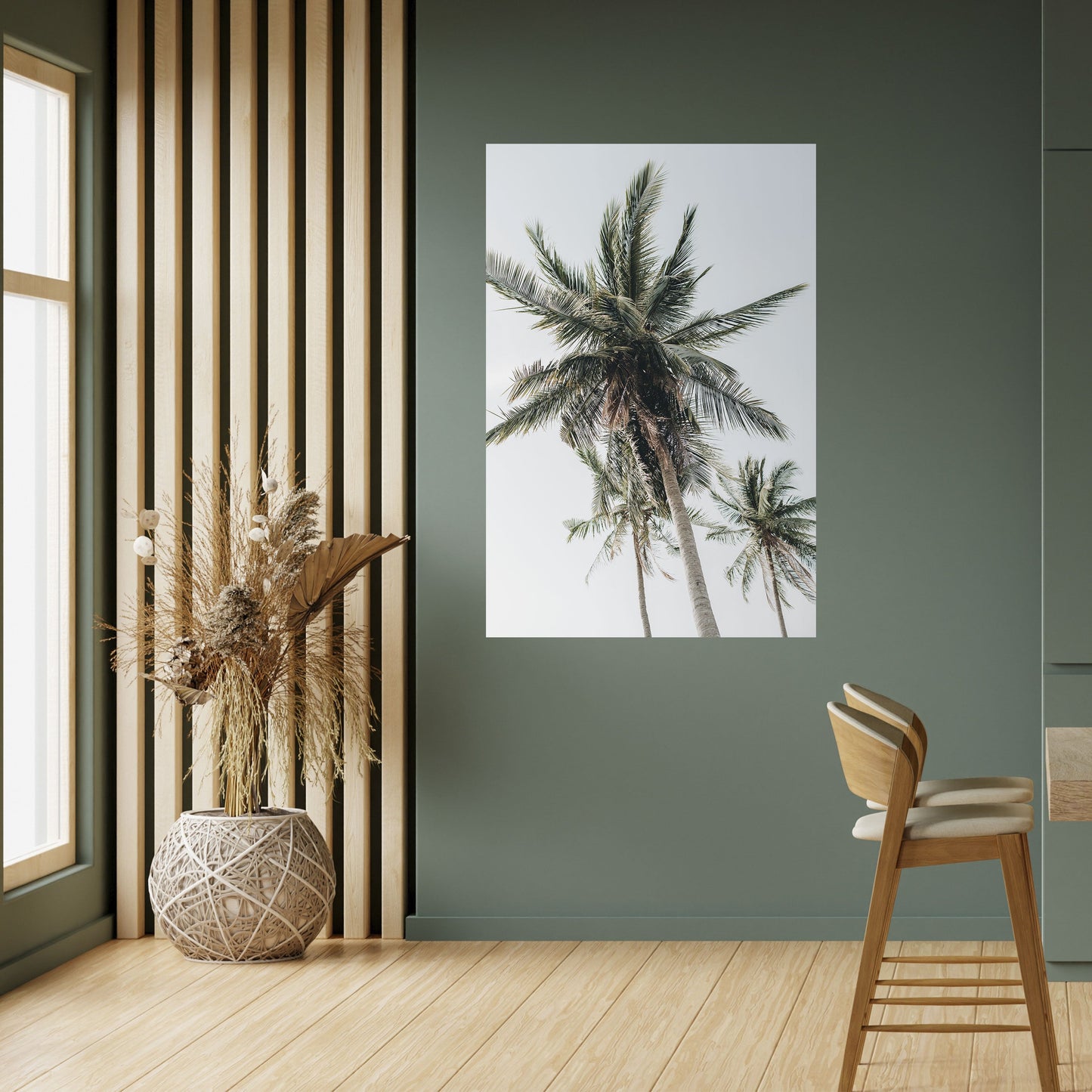 Poster verticale staccabile e attaccabile PALM PARADISE SIGHT