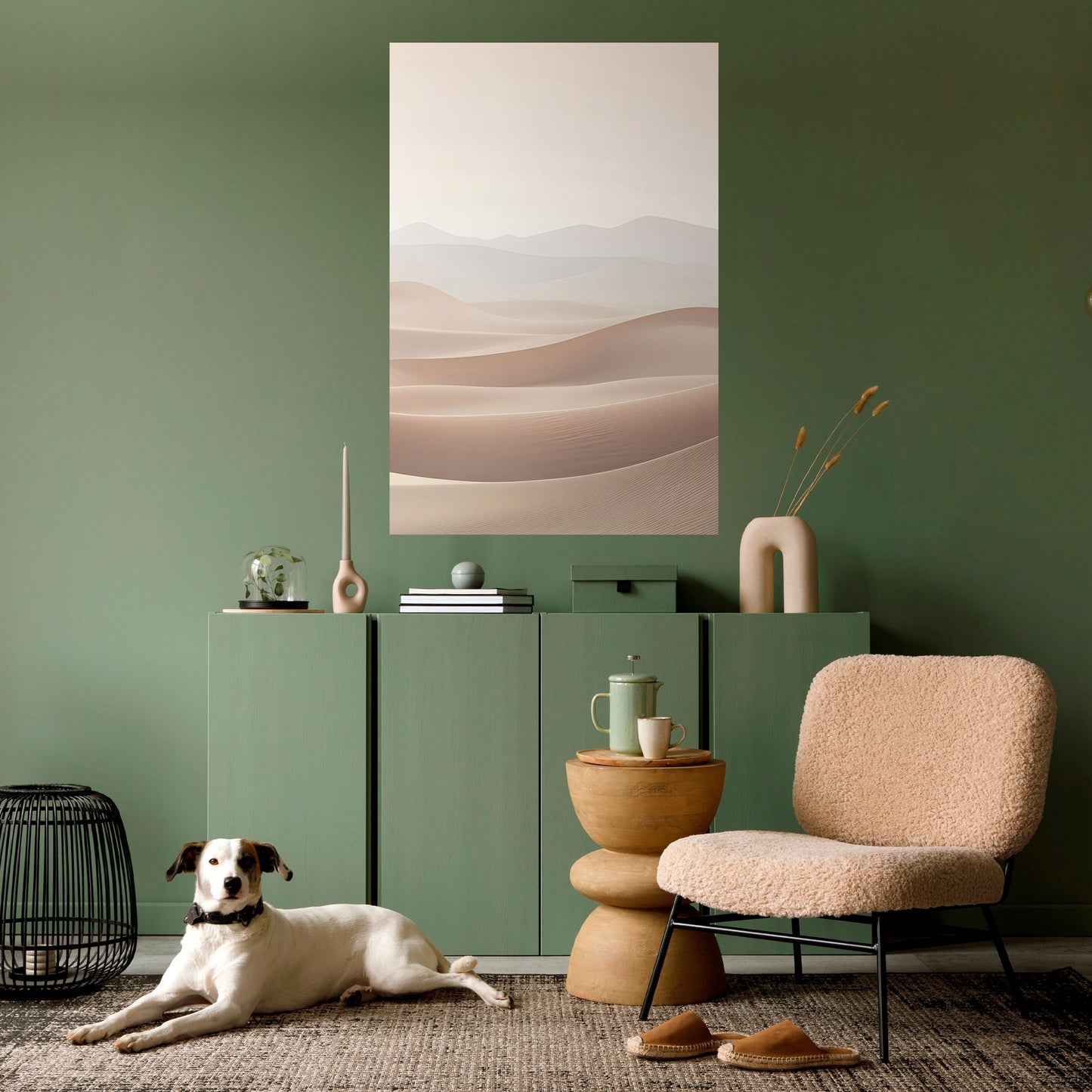 Poster verticale staccabile e attaccabile SUBTLE SANDS