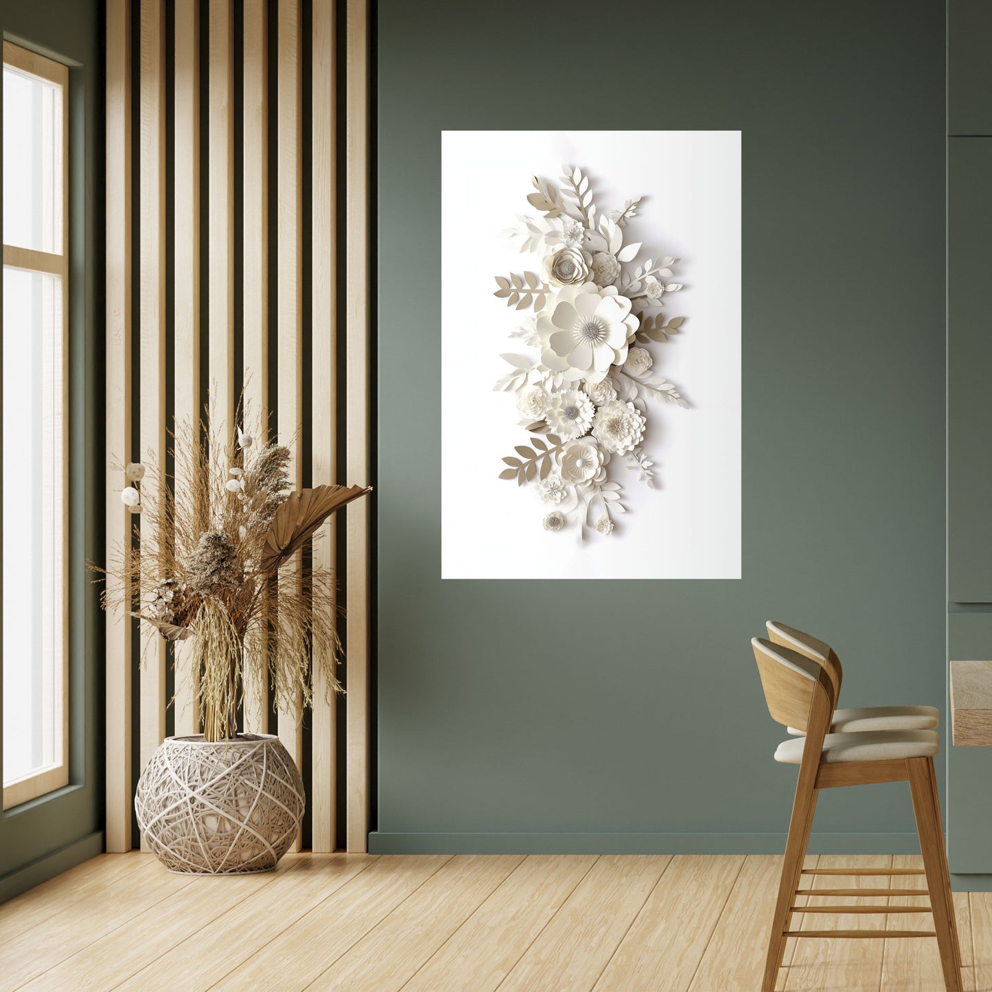 BLUSHING BOUQUET Poster verticale staccabile e attaccabile