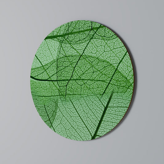 VEINS OF LIFE Round Wall Art