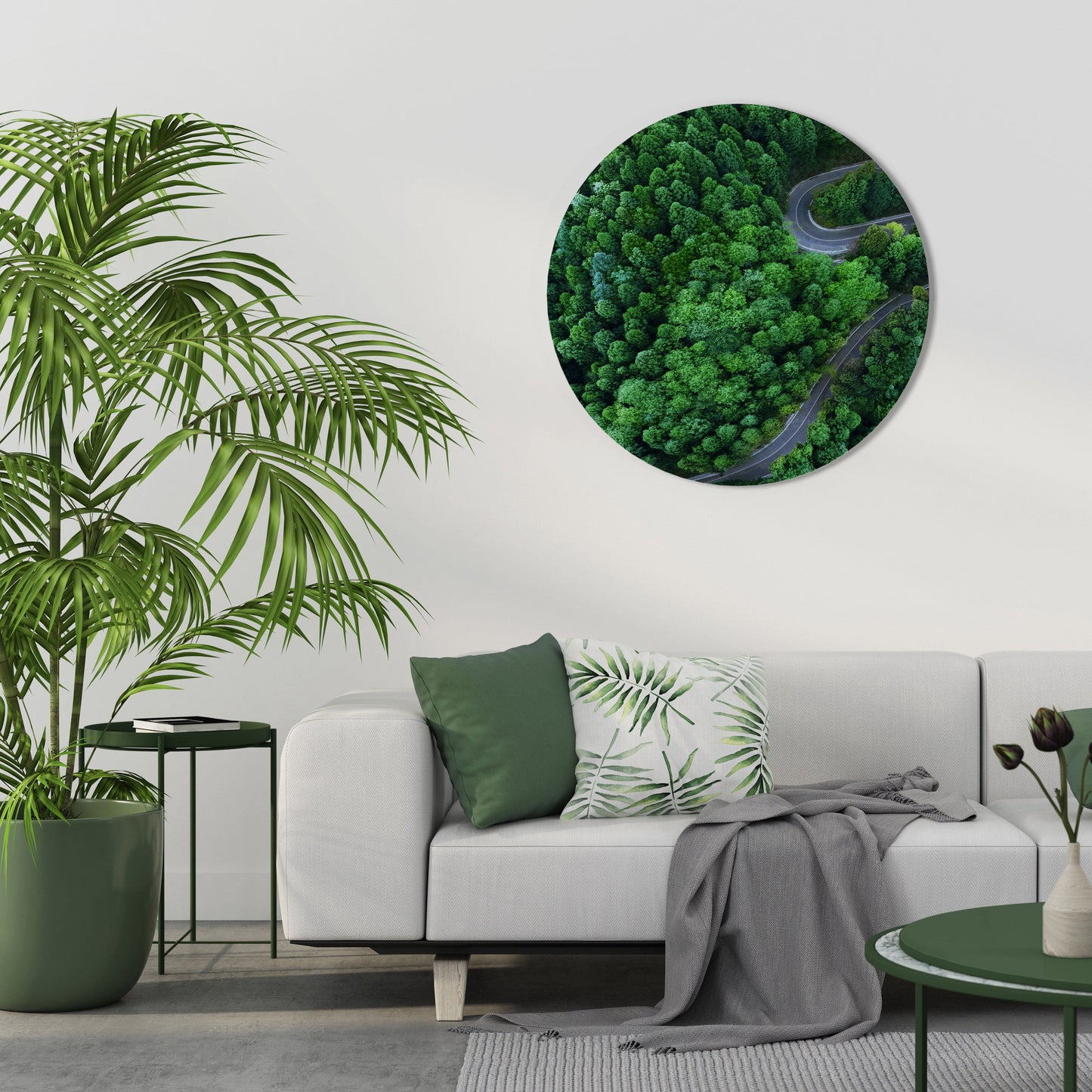 ENCHANTED FOREST RIDE Round Wall Art