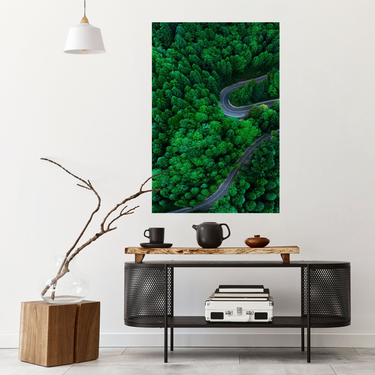 Poster verticale staccabile e attaccabile ENCHANTED FOREST RIDE