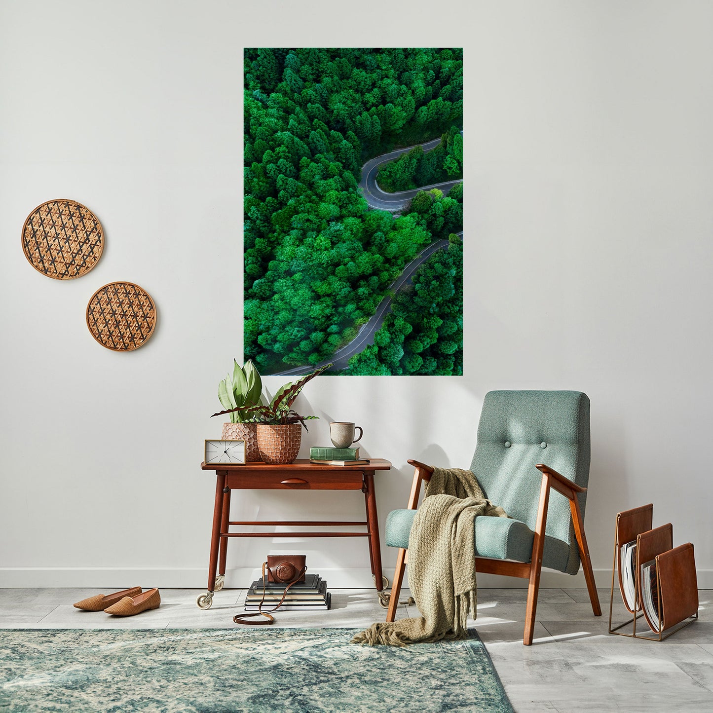 Poster verticale staccabile e attaccabile ENCHANTED FOREST RIDE