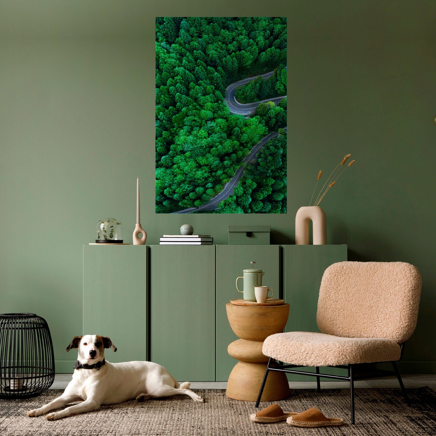 Poster verticale staccabile e attaccabile ENCHANTED FOREST RIDE