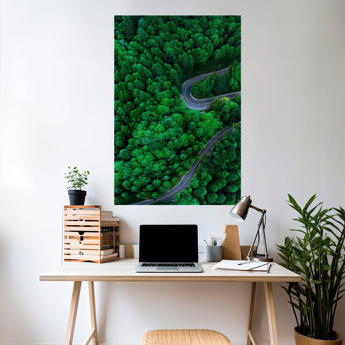 Poster verticale staccabile e attaccabile ENCHANTED FOREST RIDE