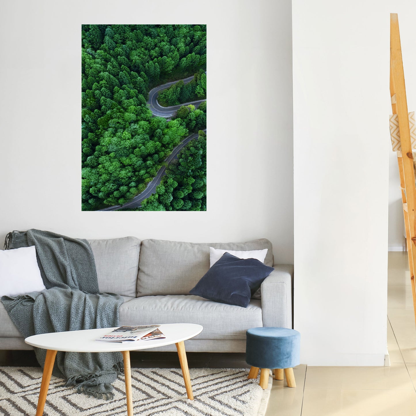 Poster verticale staccabile e attaccabile ENCHANTED FOREST RIDE