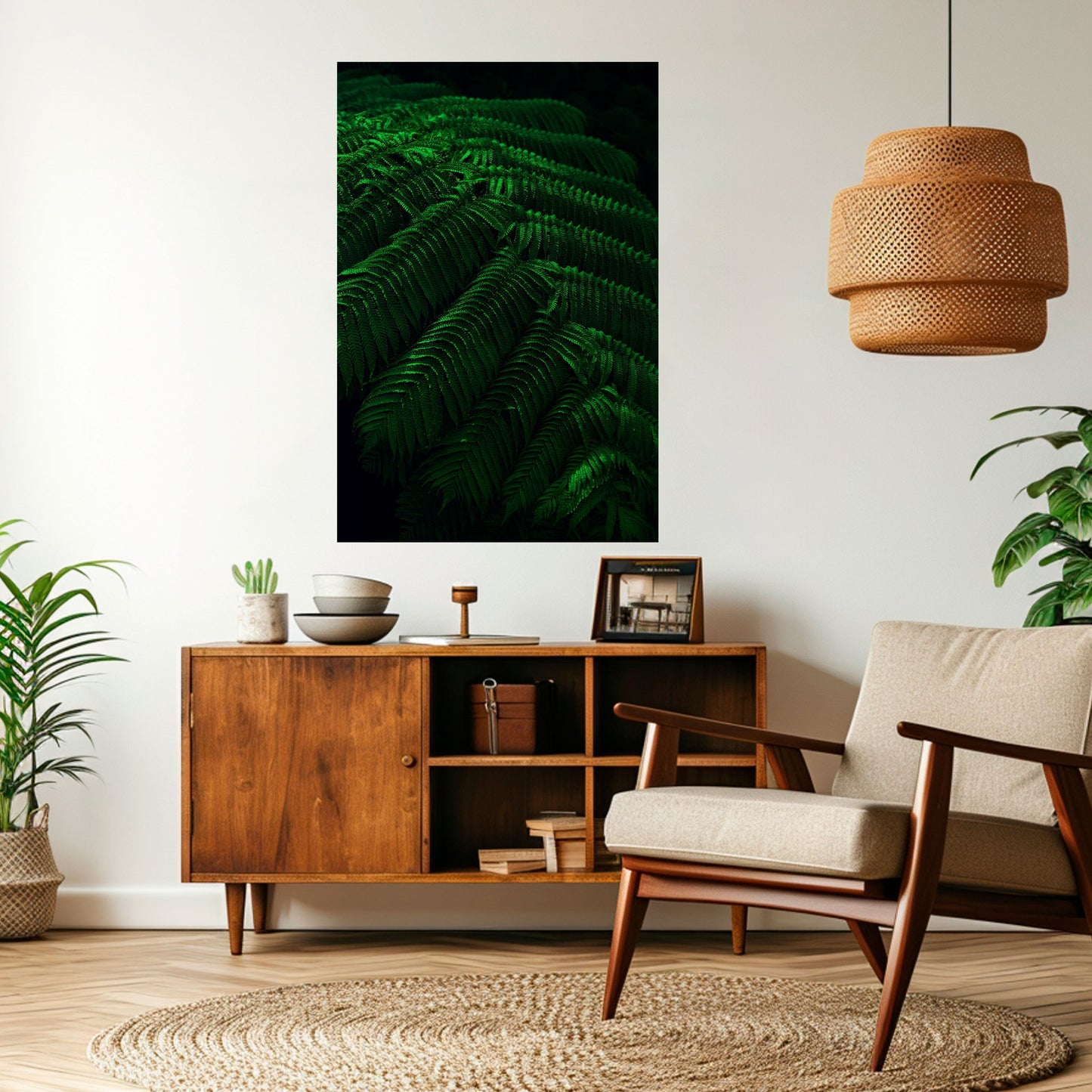 FERN FANTASY Poster verticale staccabile e attaccabile