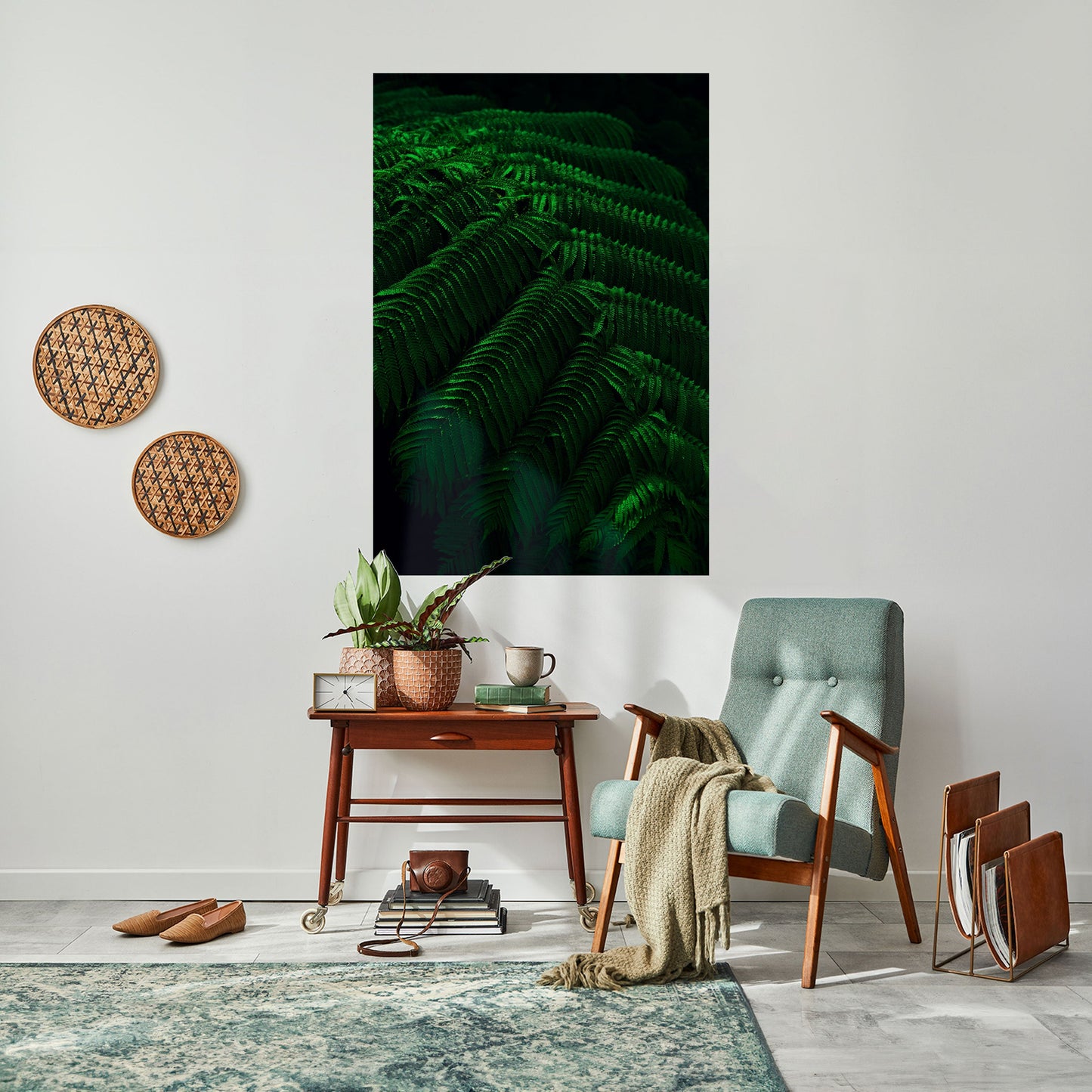 FERN FANTASY Poster verticale staccabile e attaccabile