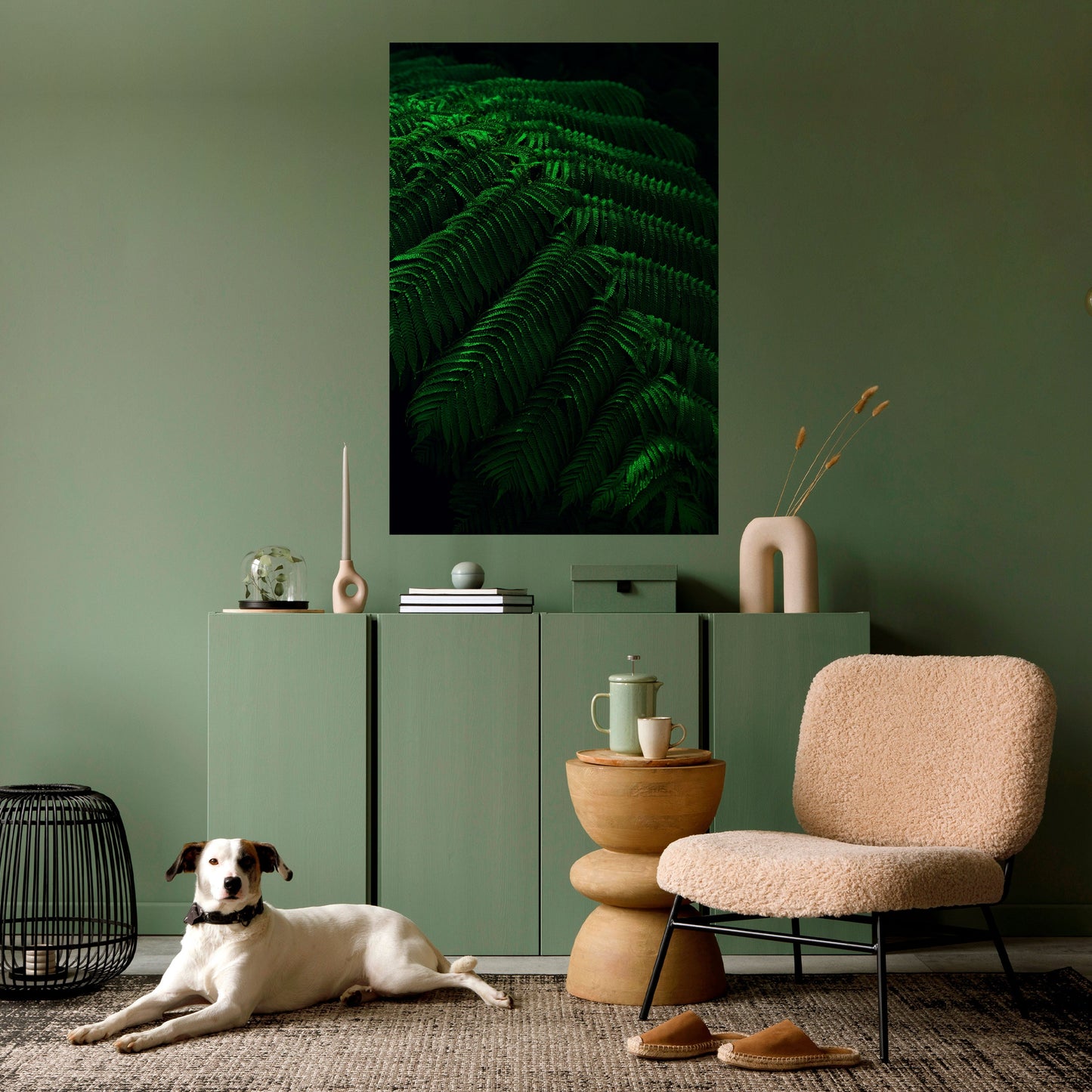 FERN FANTASY Poster verticale staccabile e attaccabile