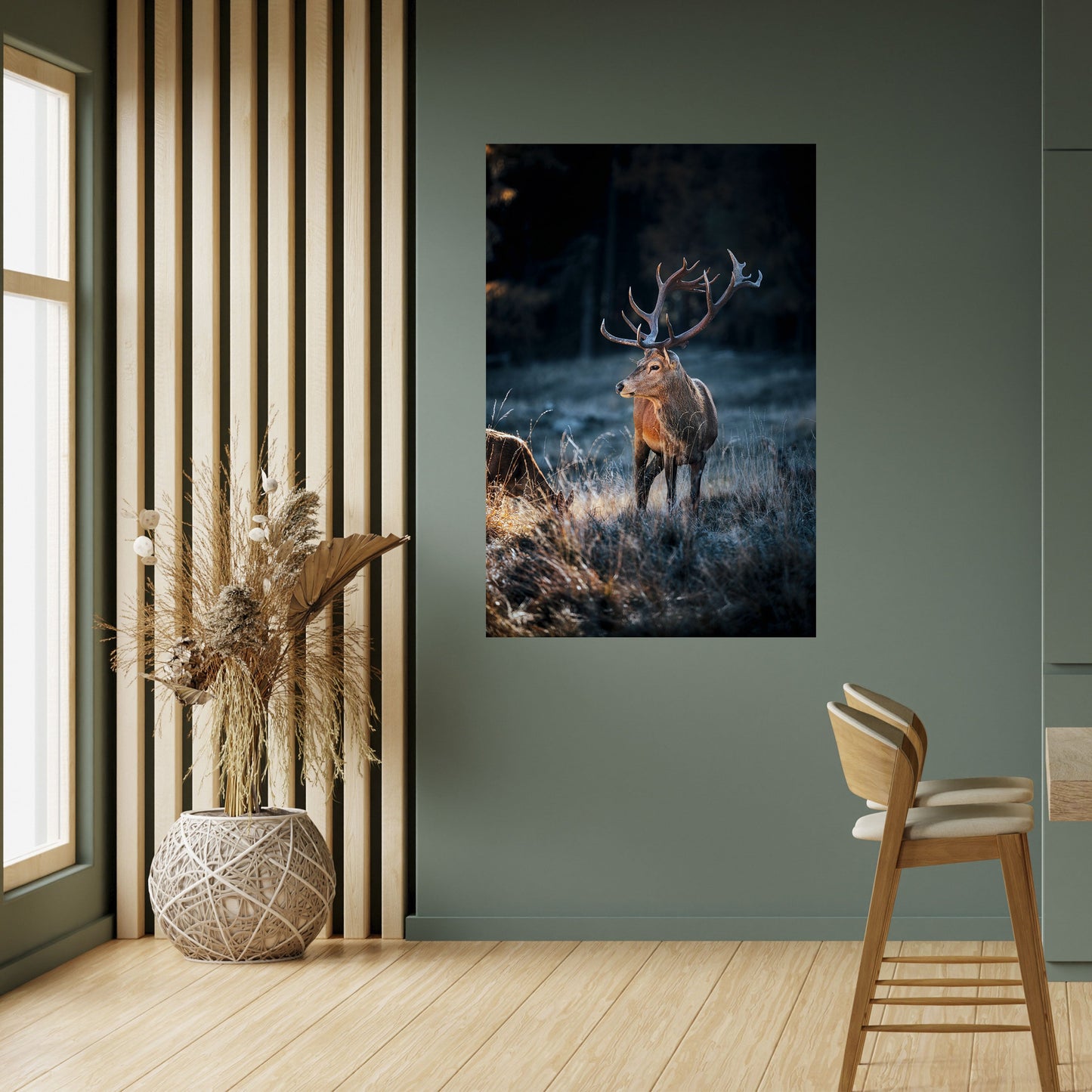 Poster verticale staccabile e attaccabile ANTLERED REGALITY