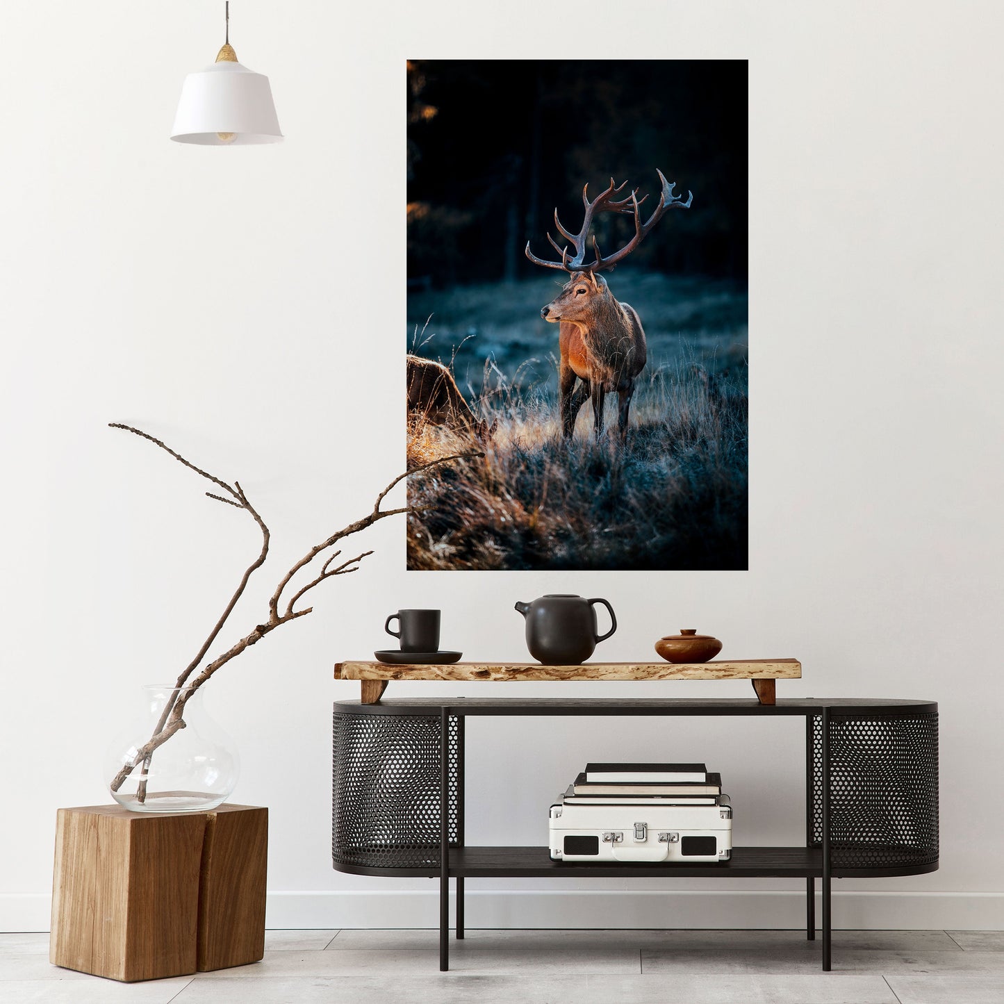 Poster verticale staccabile e attaccabile ANTLERED REGALITY