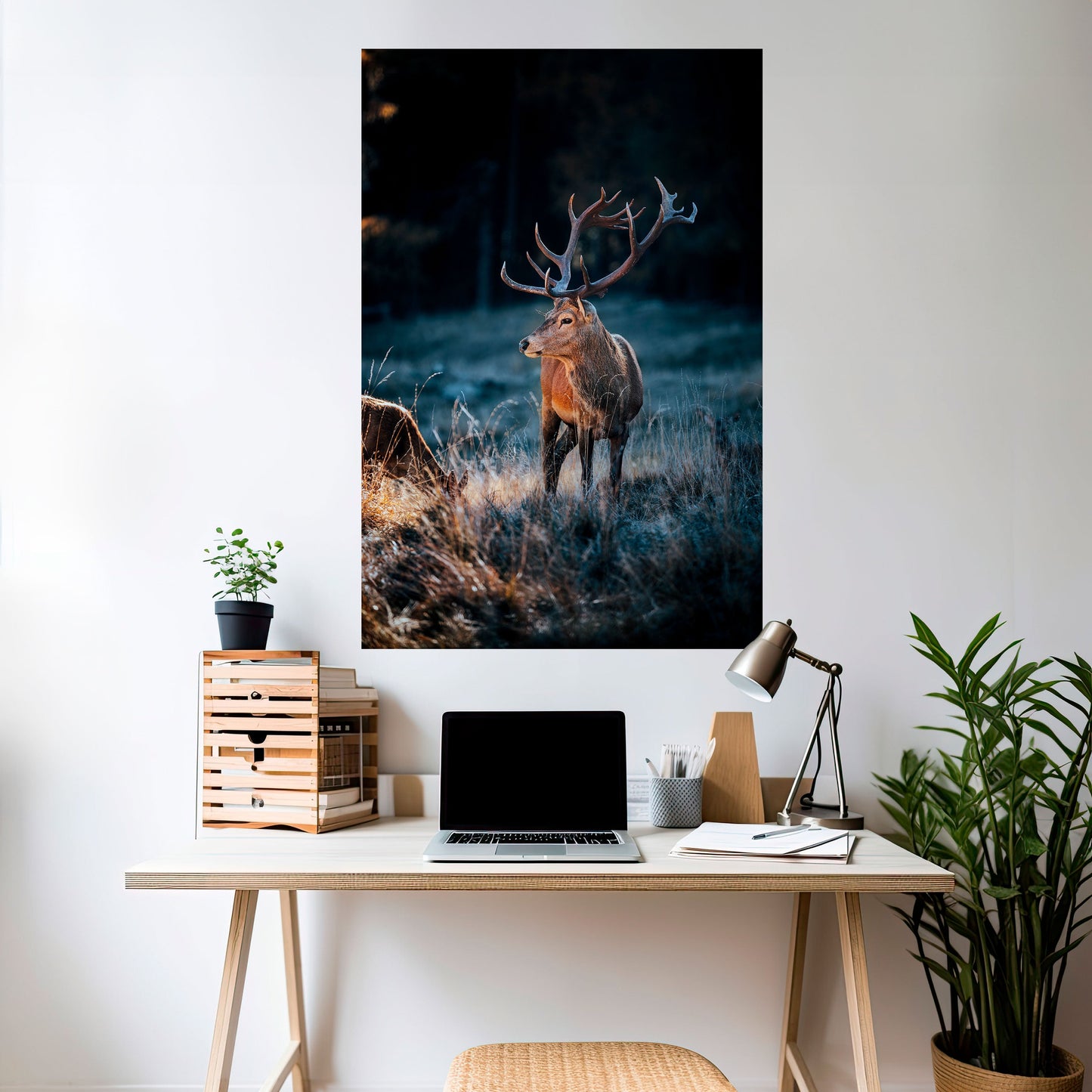 Poster verticale staccabile e attaccabile ANTLERED REGALITY