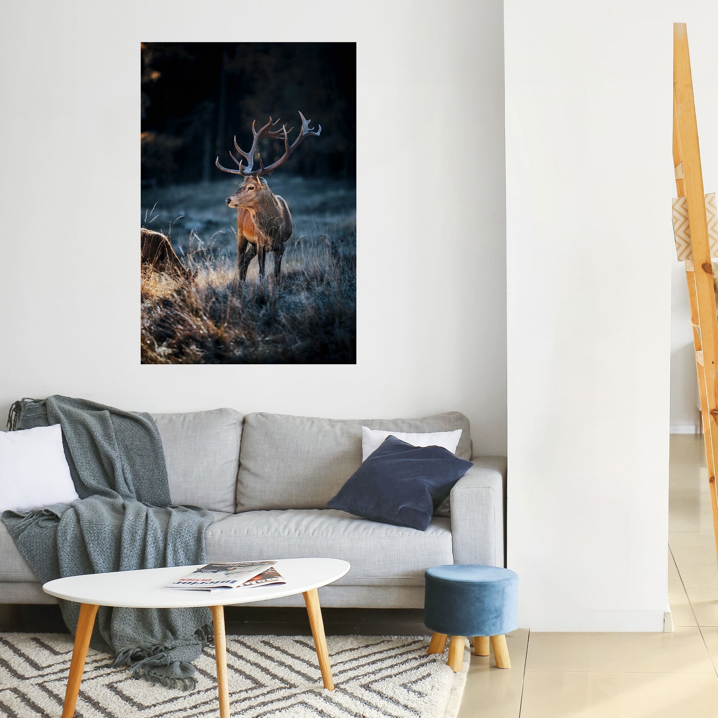 Poster verticale staccabile e attaccabile ANTLERED REGALITY