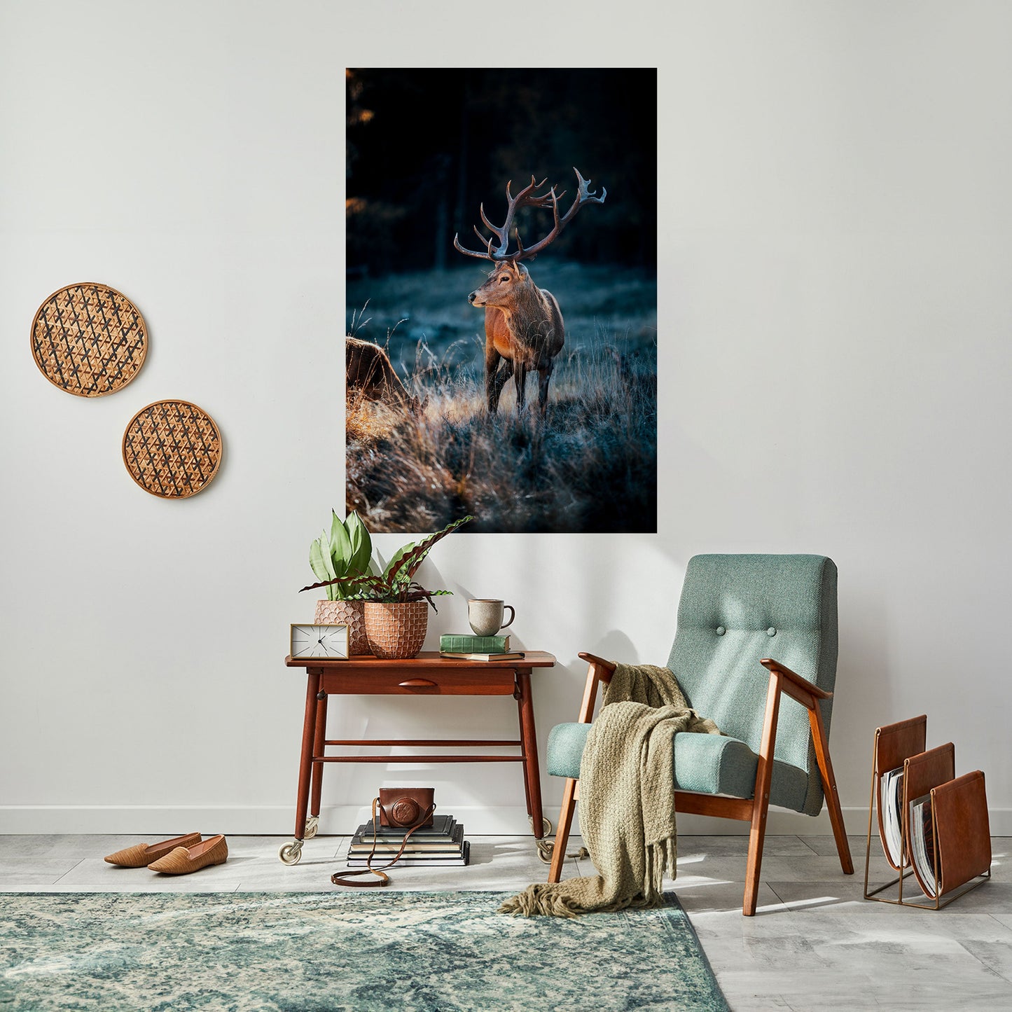 Poster verticale staccabile e attaccabile ANTLERED REGALITY