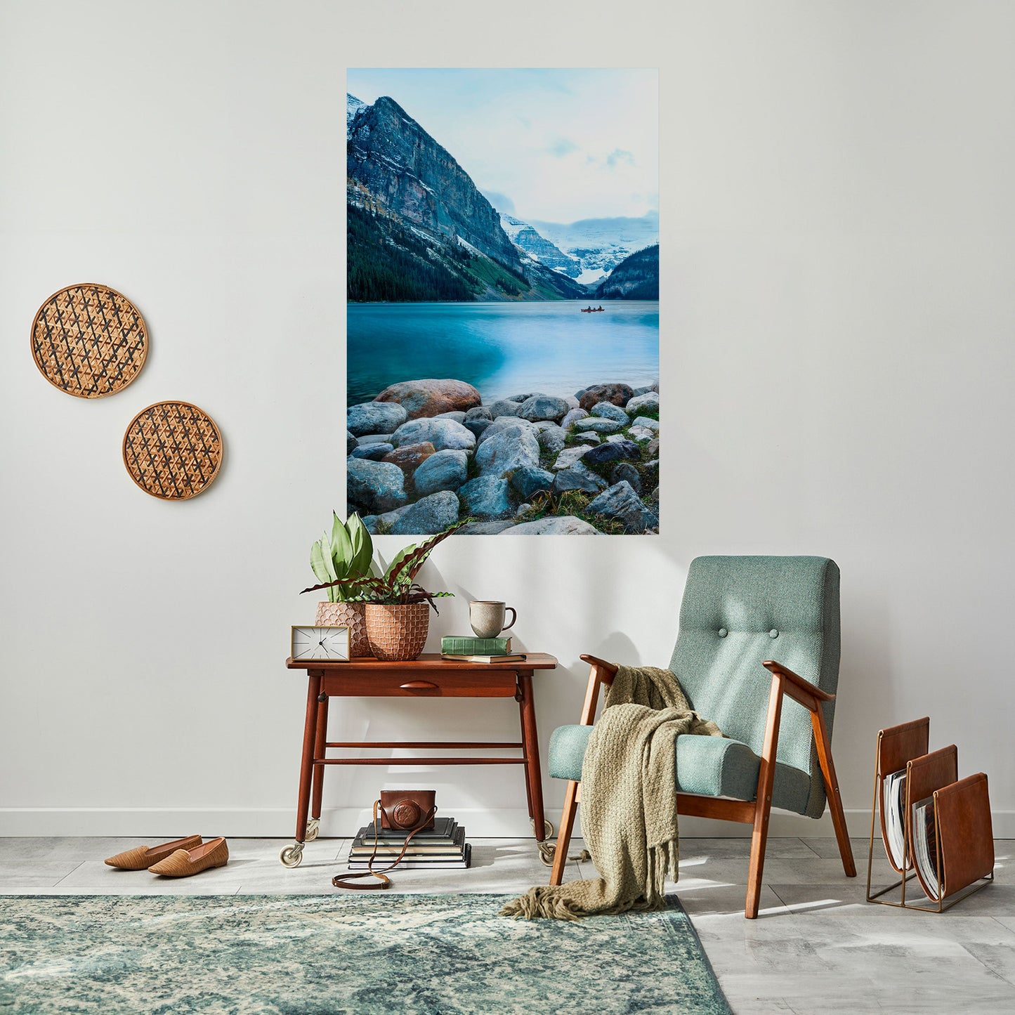 Poster verticale staccabile e attaccabile REFLECTIVE WATERS