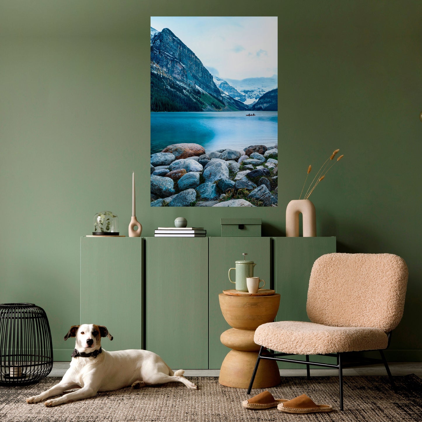 Poster verticale staccabile e attaccabile REFLECTIVE WATERS