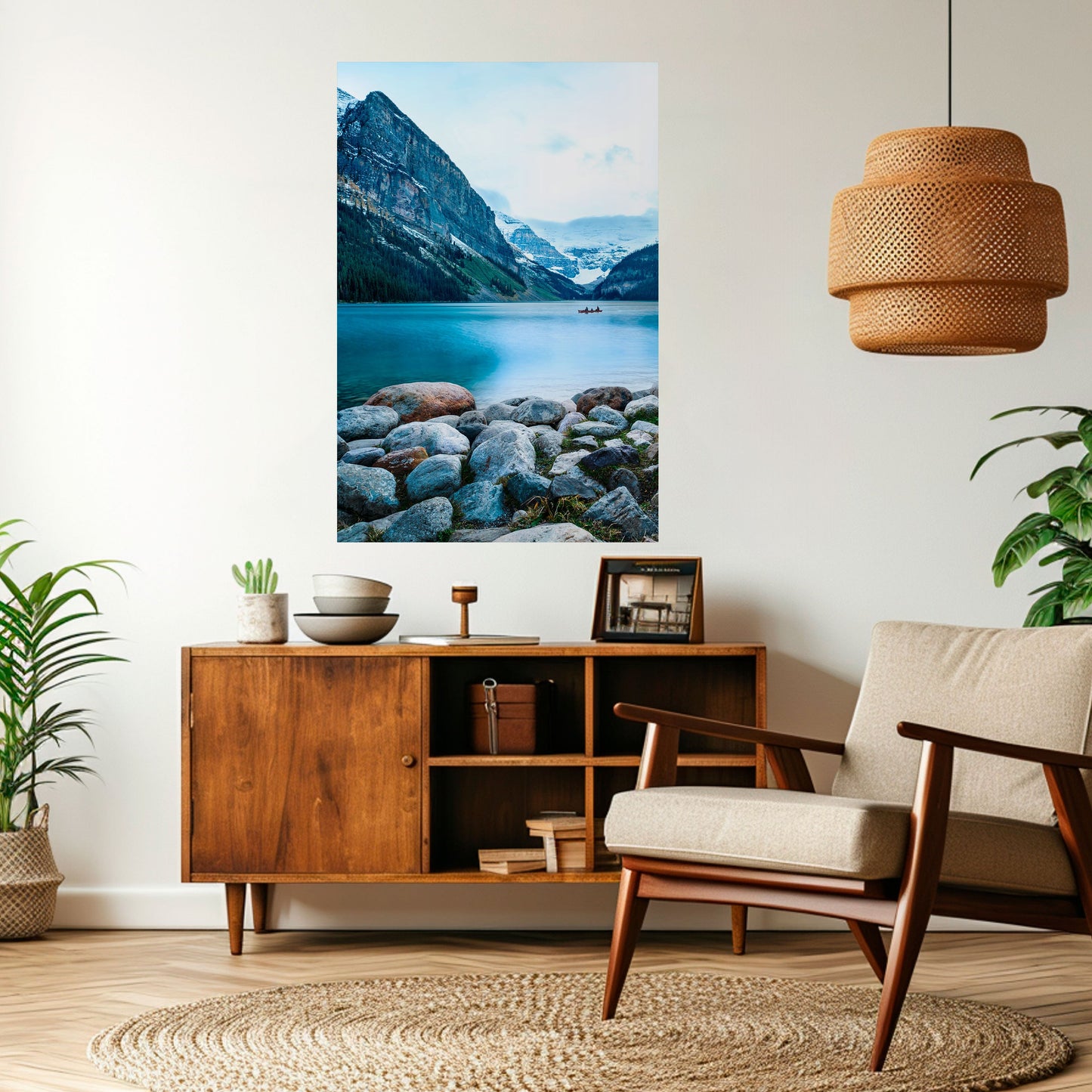 Poster verticale staccabile e attaccabile REFLECTIVE WATERS