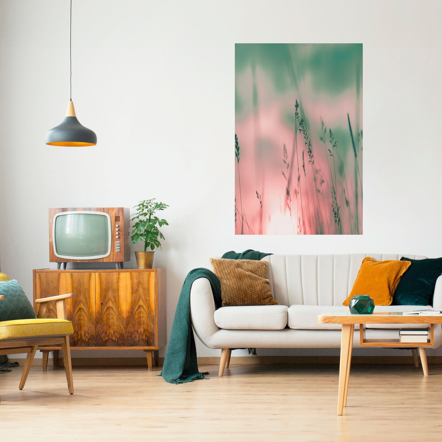 Poster verticale staccabile e attaccabile PASTEL BREEZE
