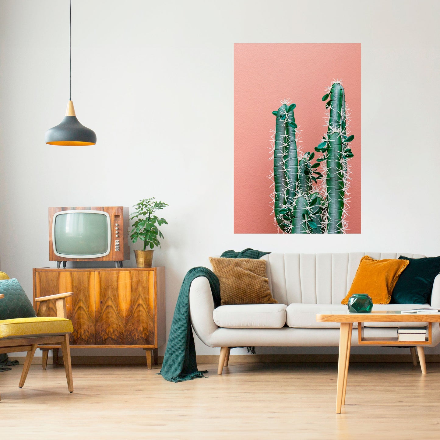 Poster verticale staccabile e attaccabile LORD CACTUS