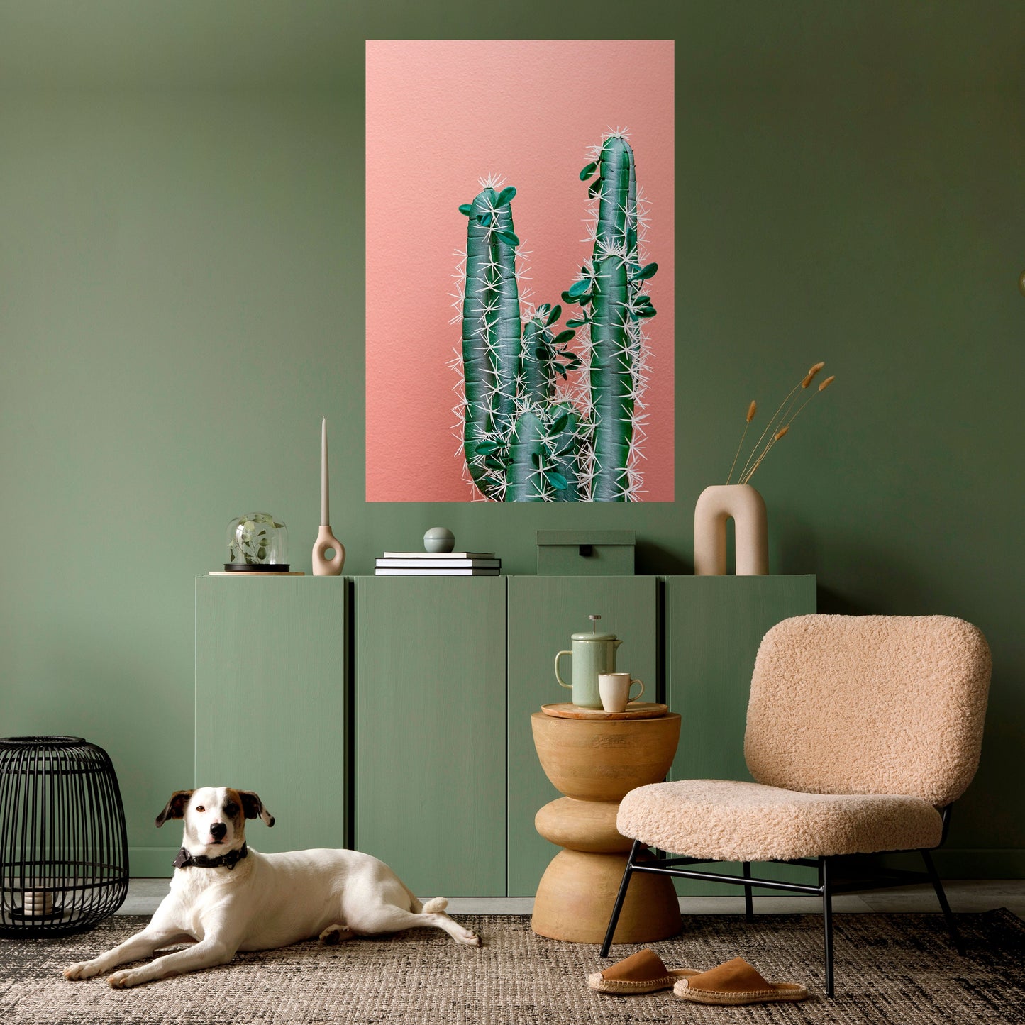 Poster verticale staccabile e attaccabile LORD CACTUS