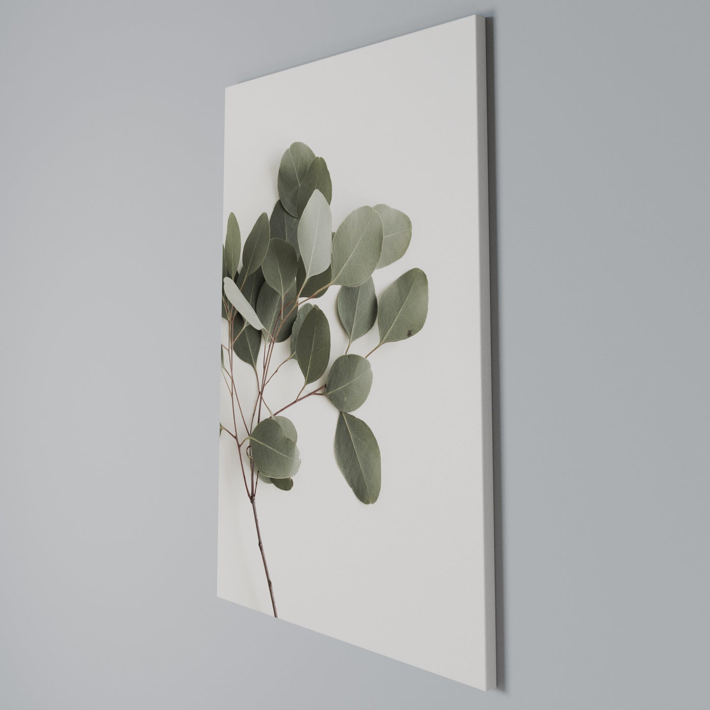 EUCALYPTUS BRANCH Stampa su Tela Verticale
