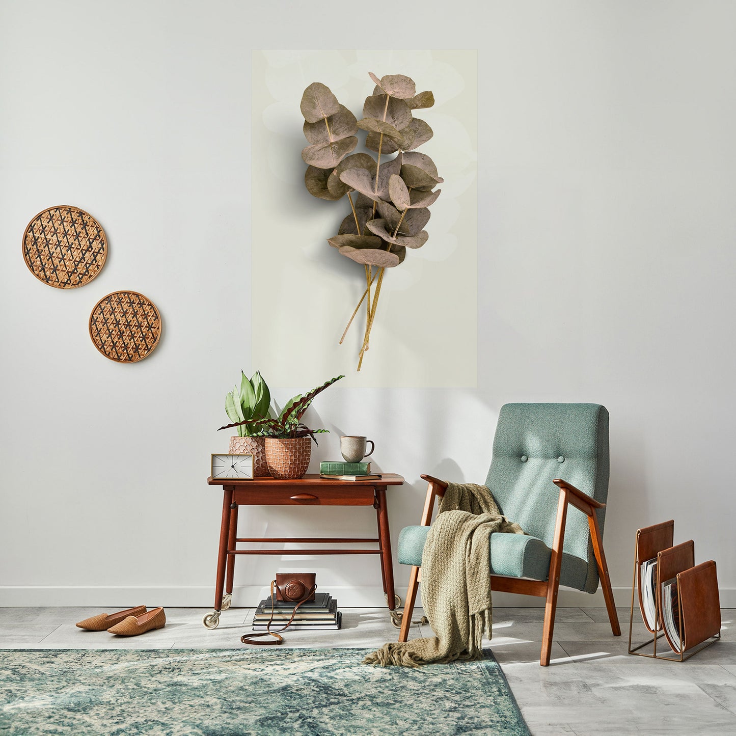 Poster verticale staccabile e attaccabile TIMELESS GREENERY