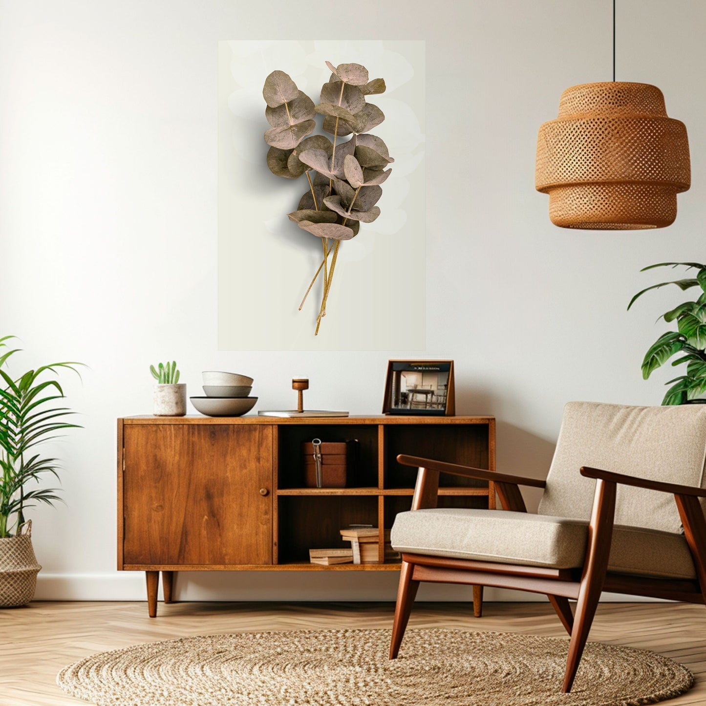 Poster verticale staccabile e attaccabile TIMELESS GREENERY