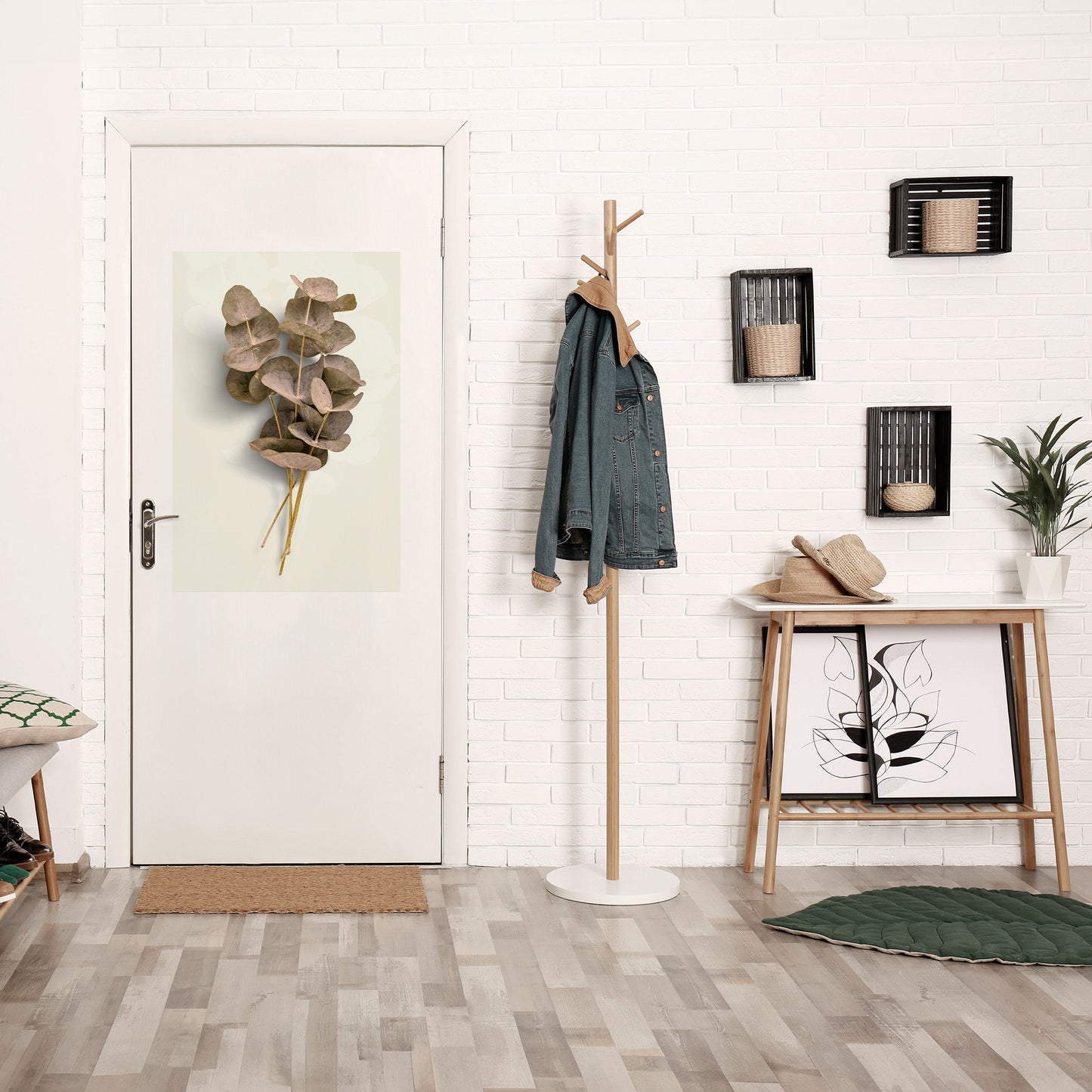 Poster verticale staccabile e attaccabile TIMELESS GREENERY