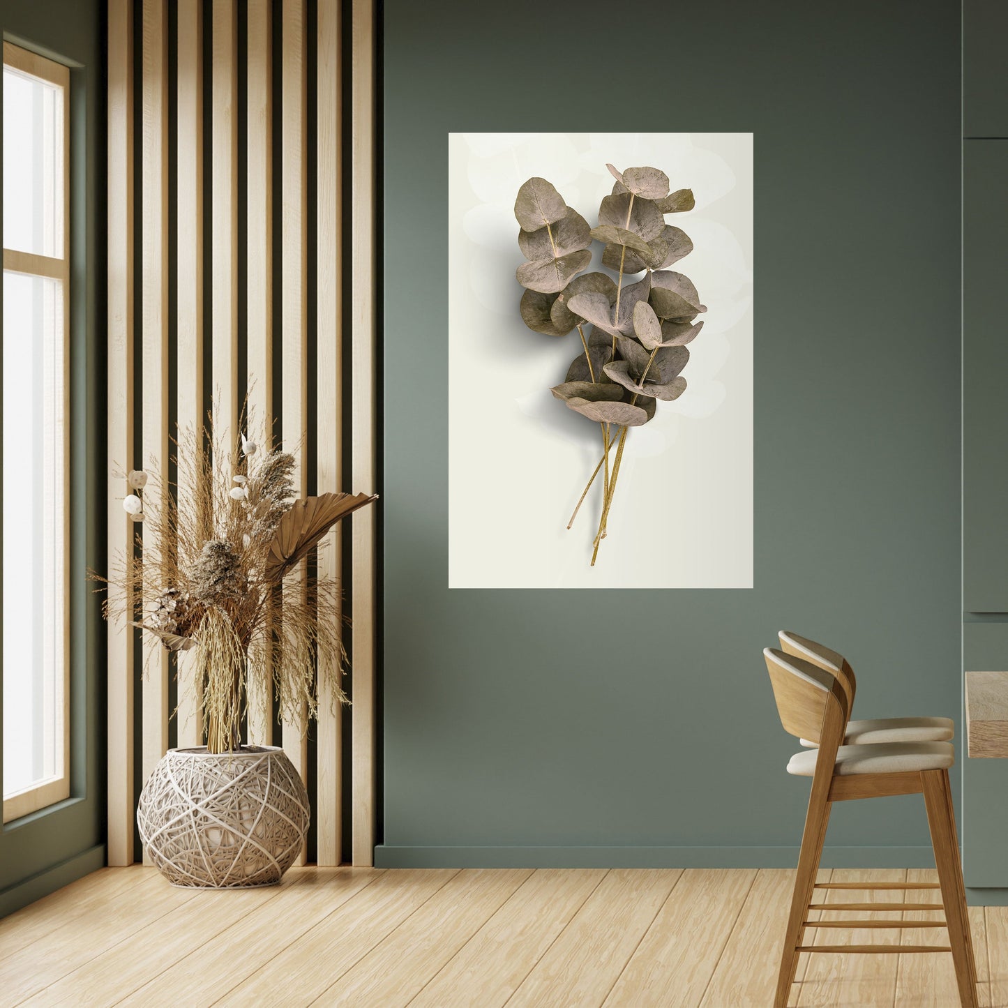 Poster verticale staccabile e attaccabile TIMELESS GREENERY