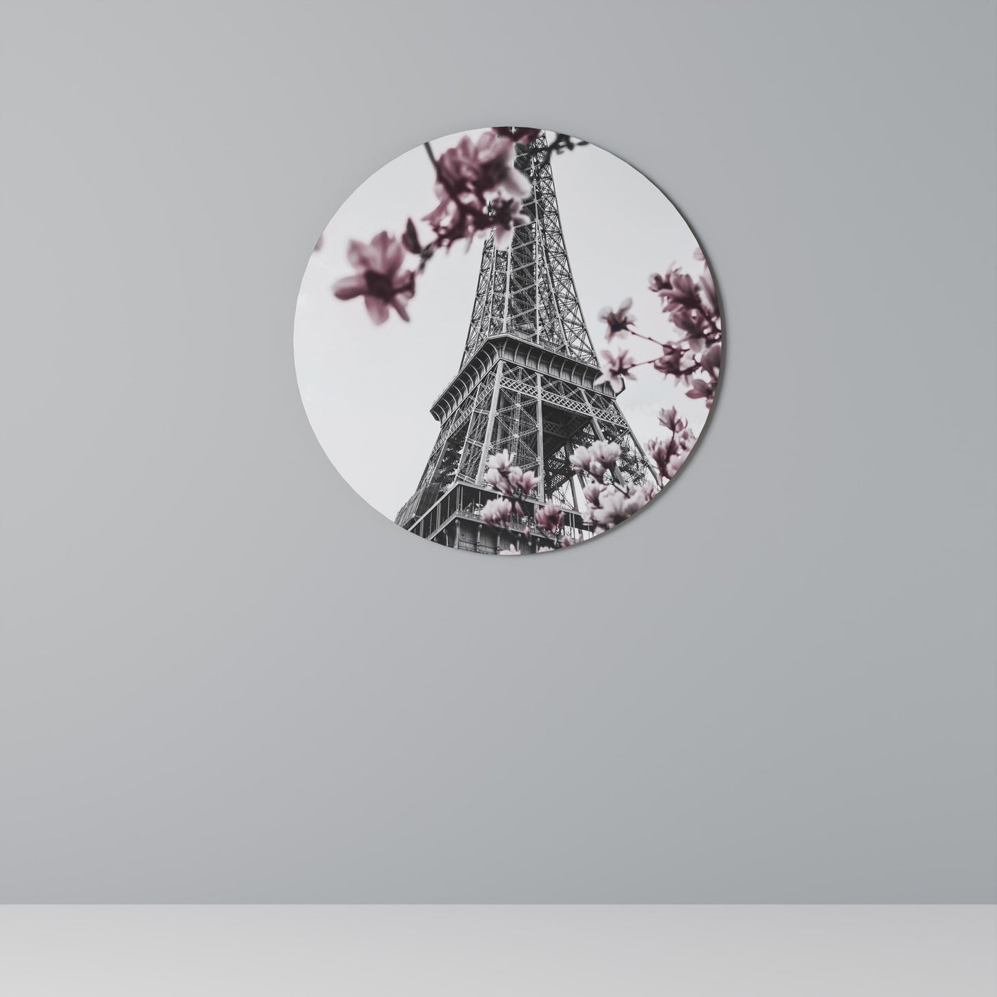 Decorazione murale rotonda EIFFEL IN BLOOM