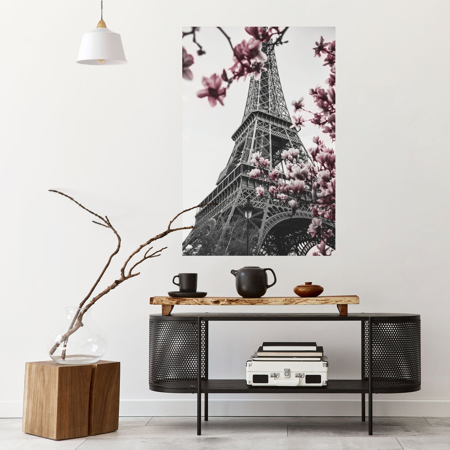 Poster verticale staccabile e attaccabile EIFFEL IN BLOOM