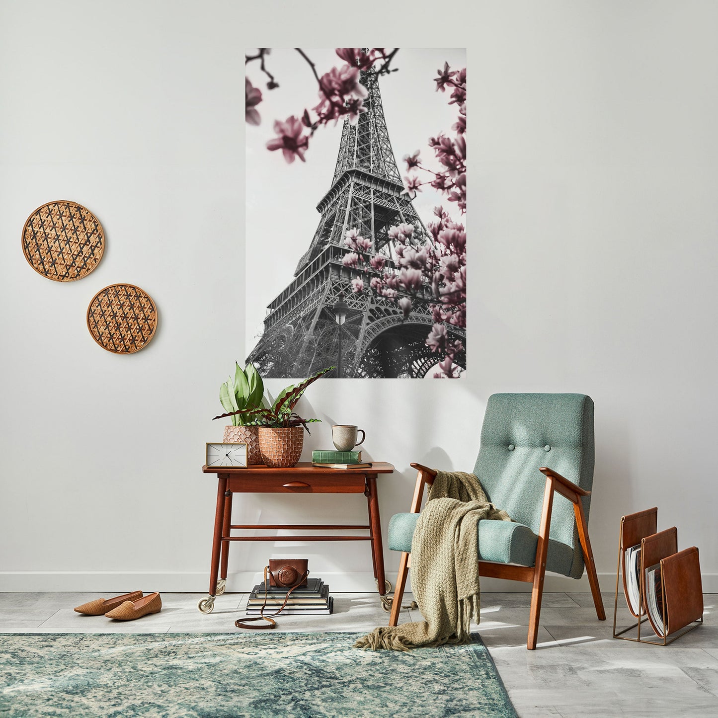 Poster verticale staccabile e attaccabile EIFFEL IN BLOOM